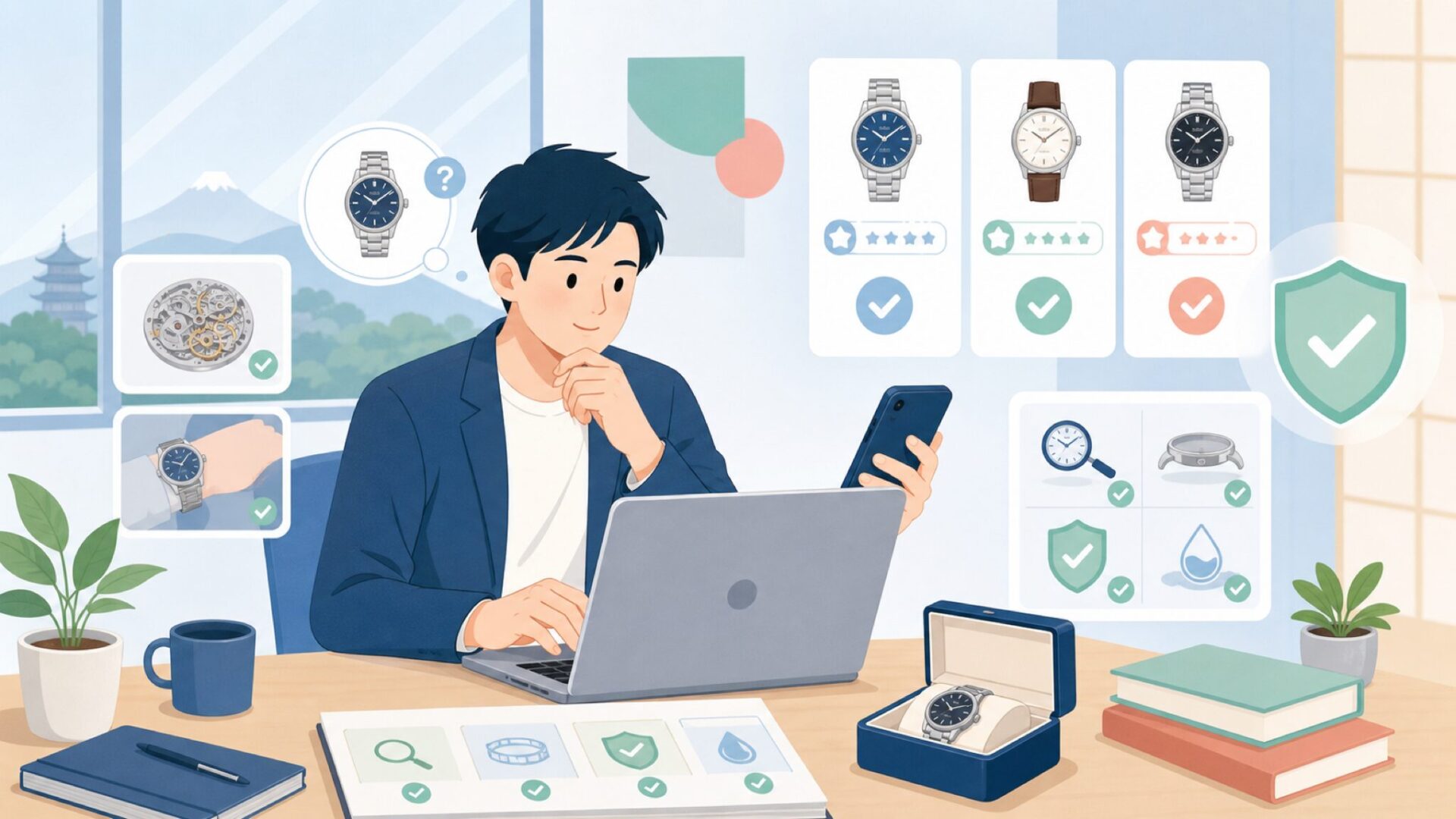 Ludiの品質と安全性をどう見るかを表すイラスト
