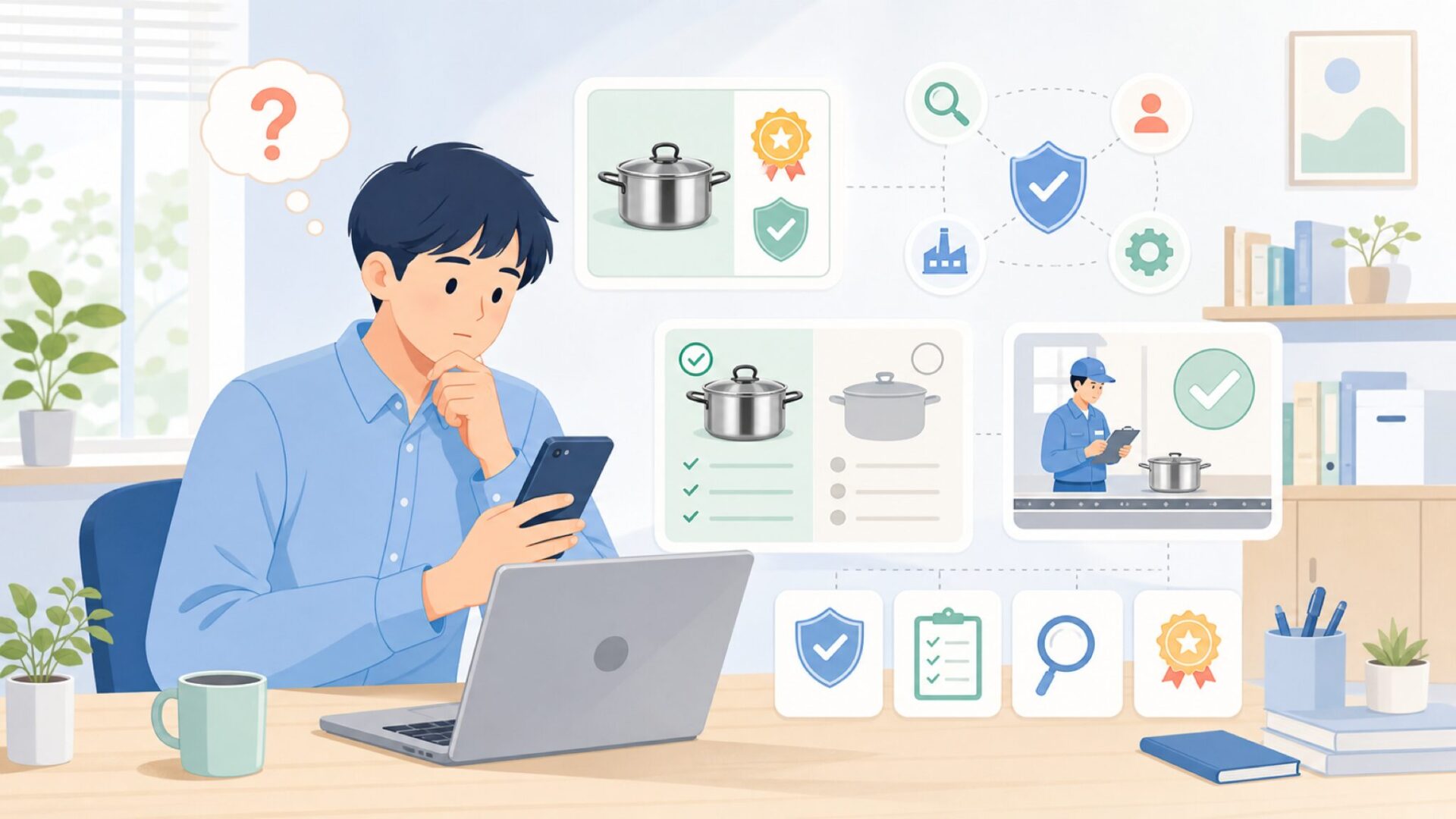 Westmarkの品質はなぜ信頼できる？ドイツものづくりの基準を確認を表すイラスト