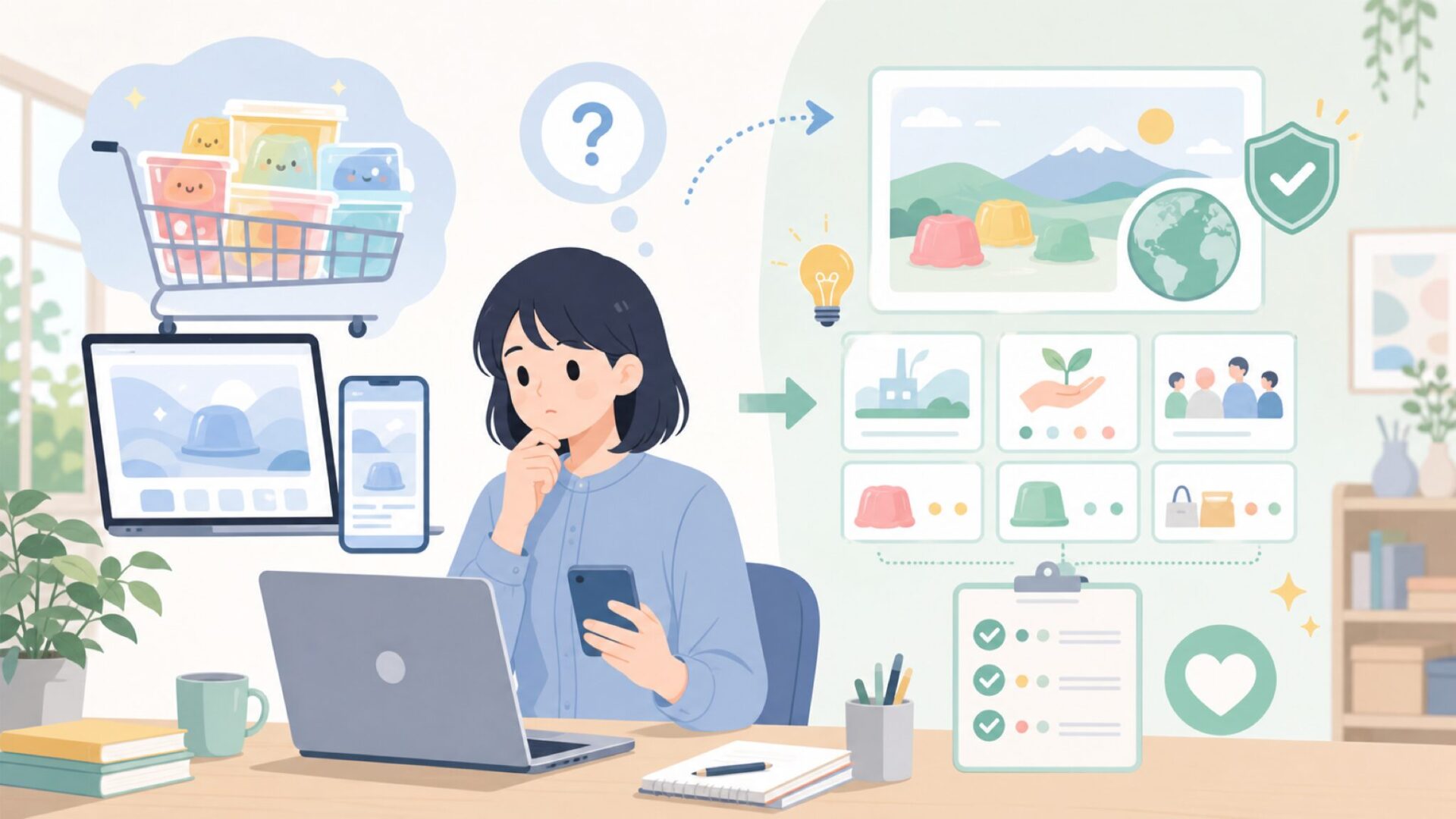 HIMIはどこの国のブランド?知っておきたい背景を表すイラスト