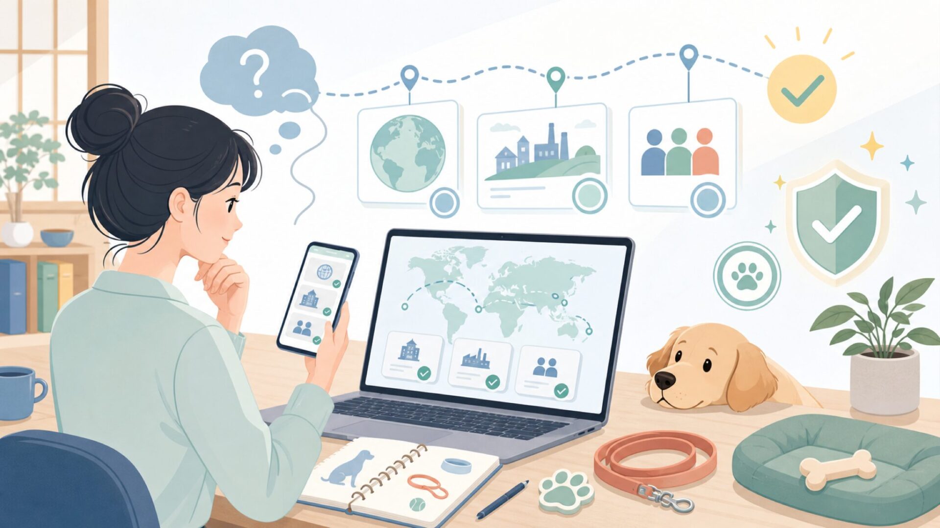 Earth Ratedはどこの国のブランドか―誕生の背景と会社概要を表すイラスト