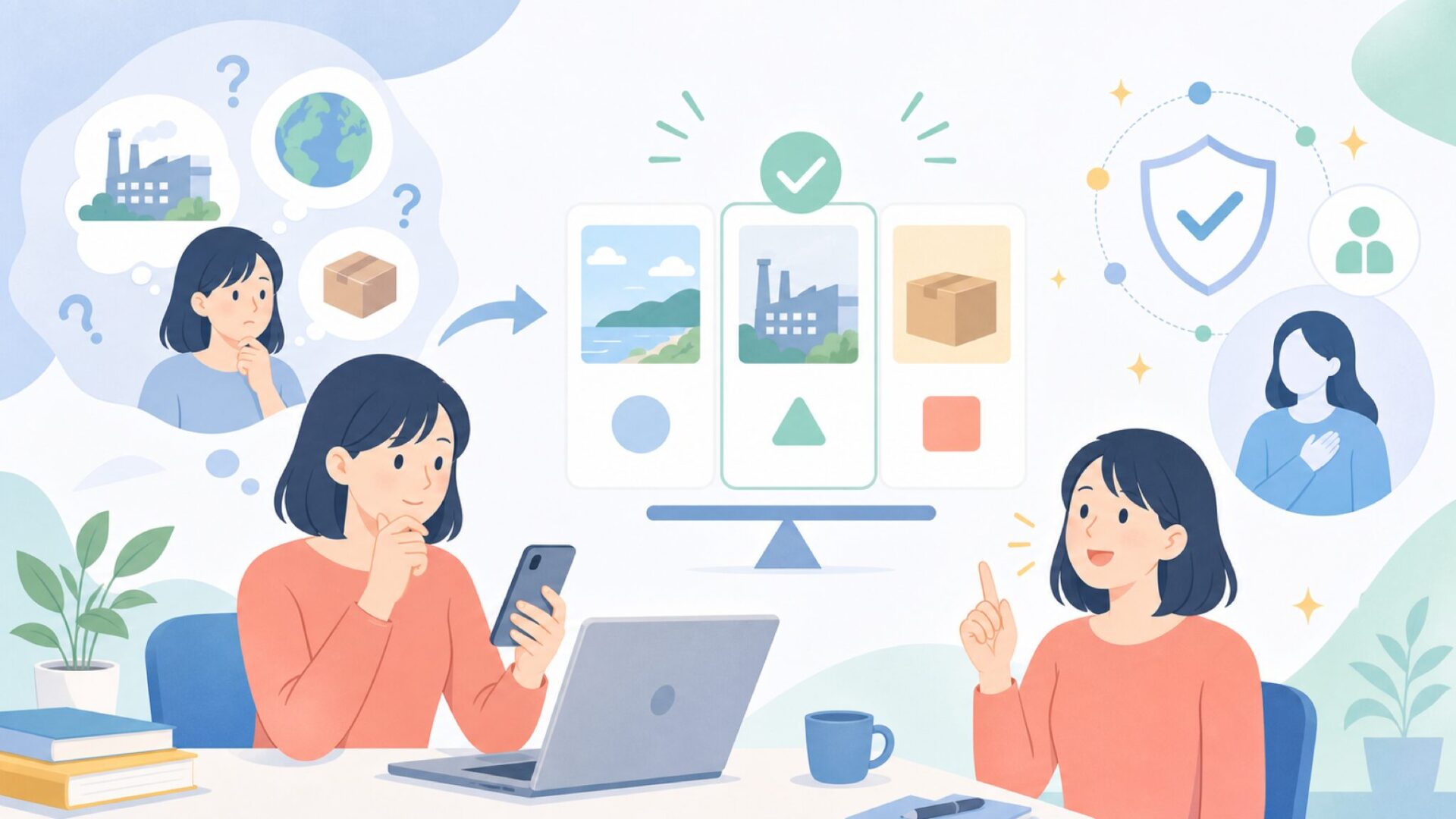 Espreeはどこの国のブランド？誕生の背景を表すイラスト