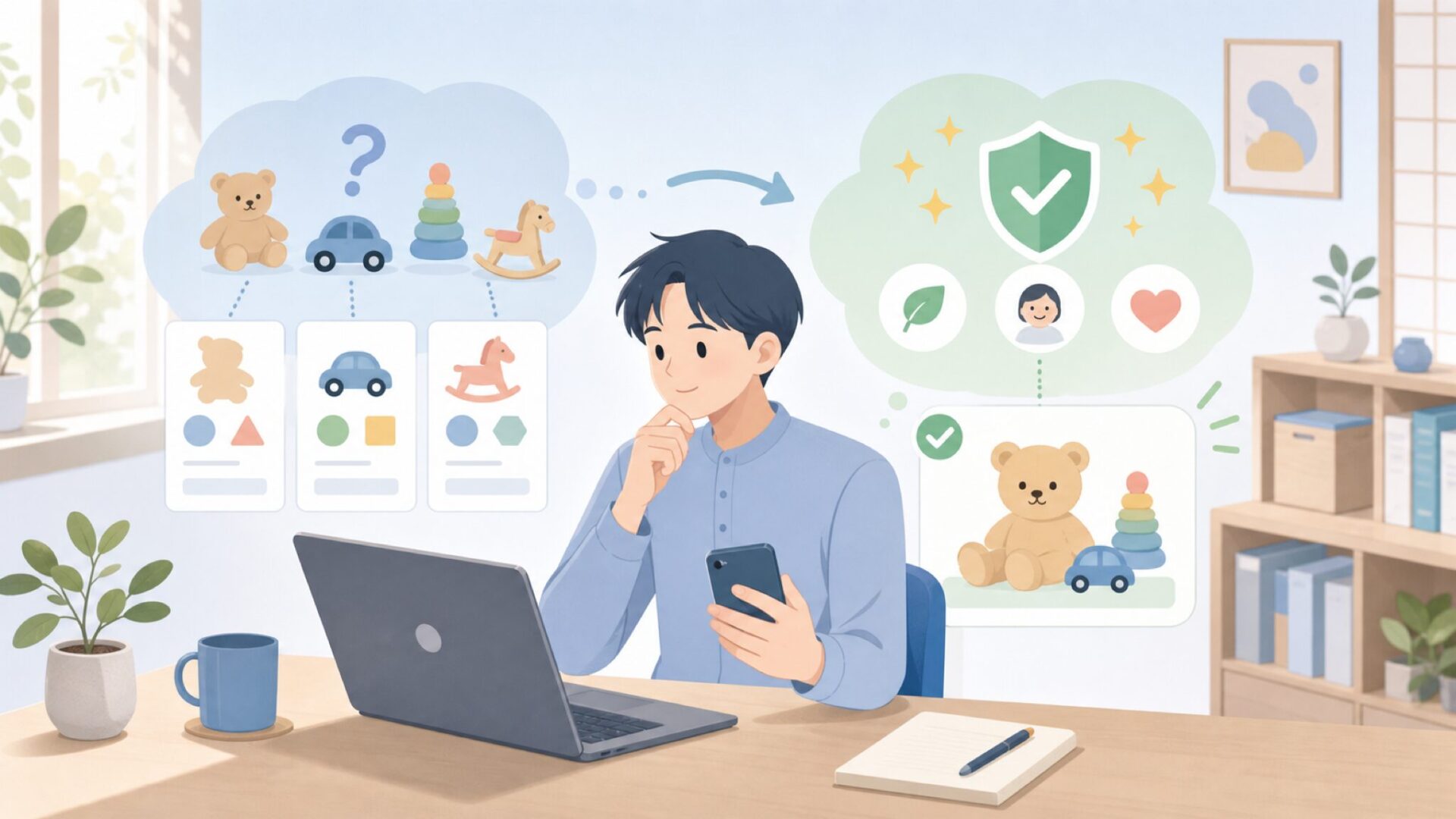 Learning Journeyはどこの国のブランド?出自と信頼性を確認を表すイラスト