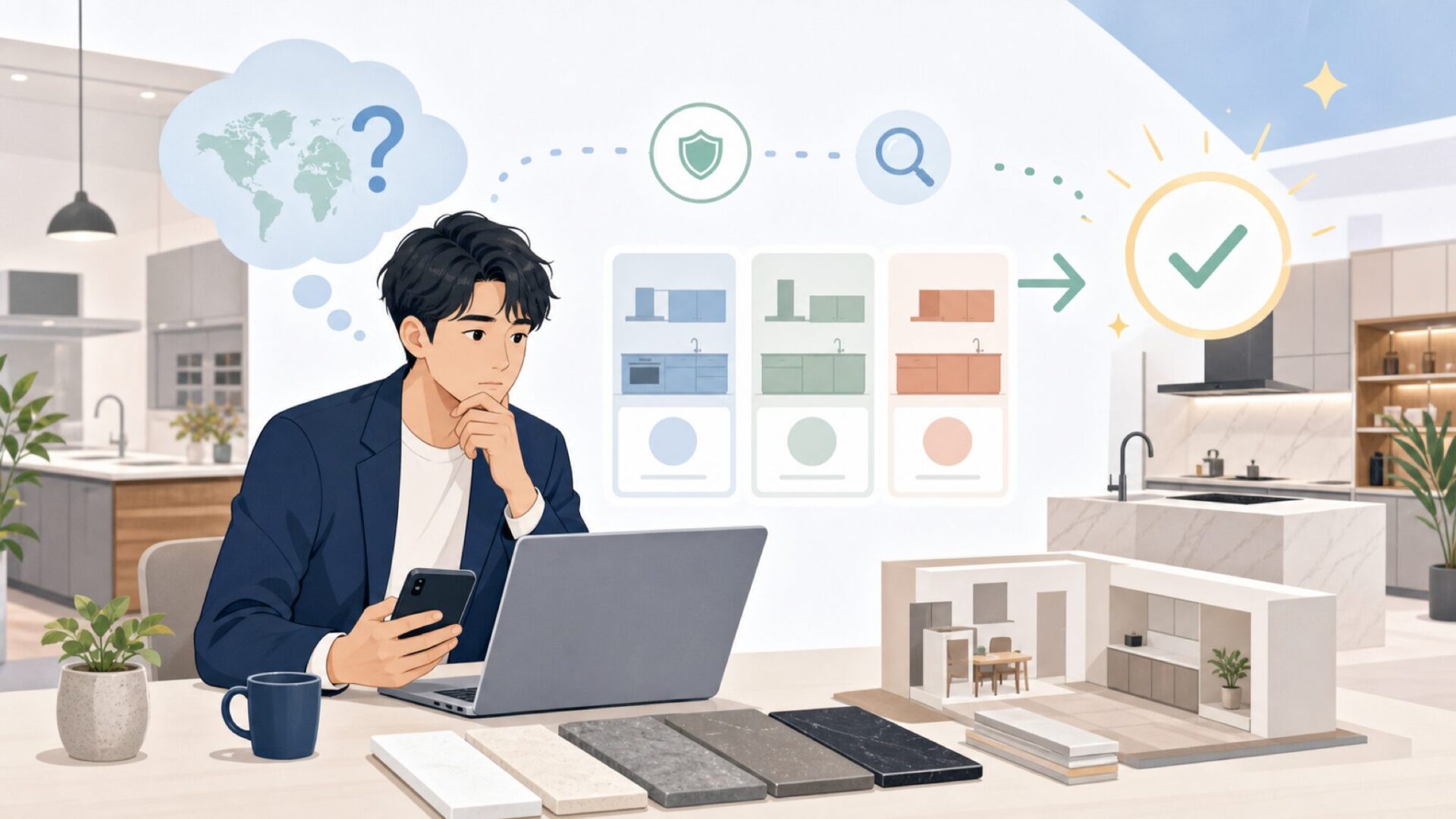 MasterClassキッチンはどこの国のブランドなのかを表すイラスト