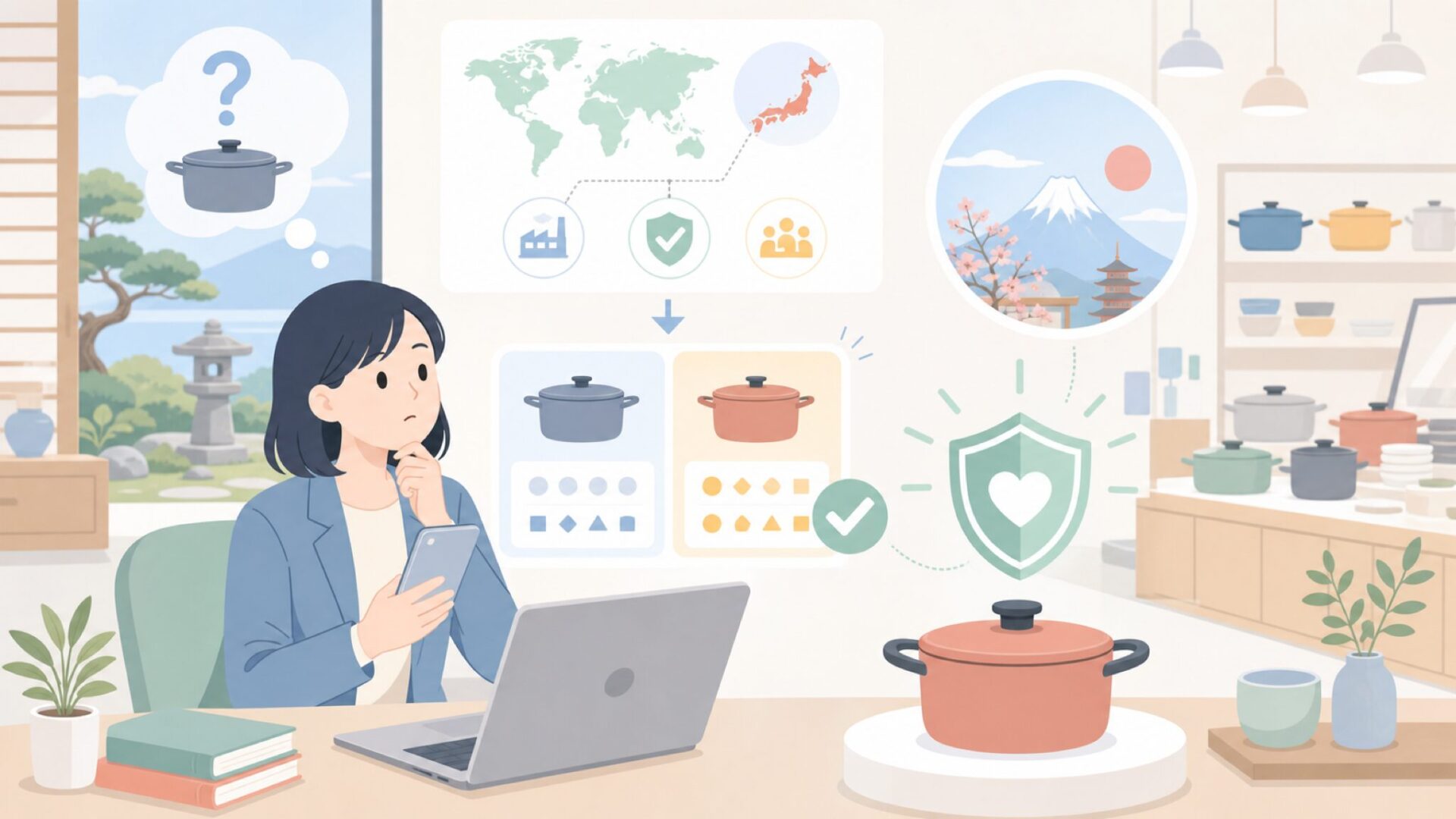 Silitはどこの国?ブランドの国籍をめぐる誤解を解消を表すイラスト