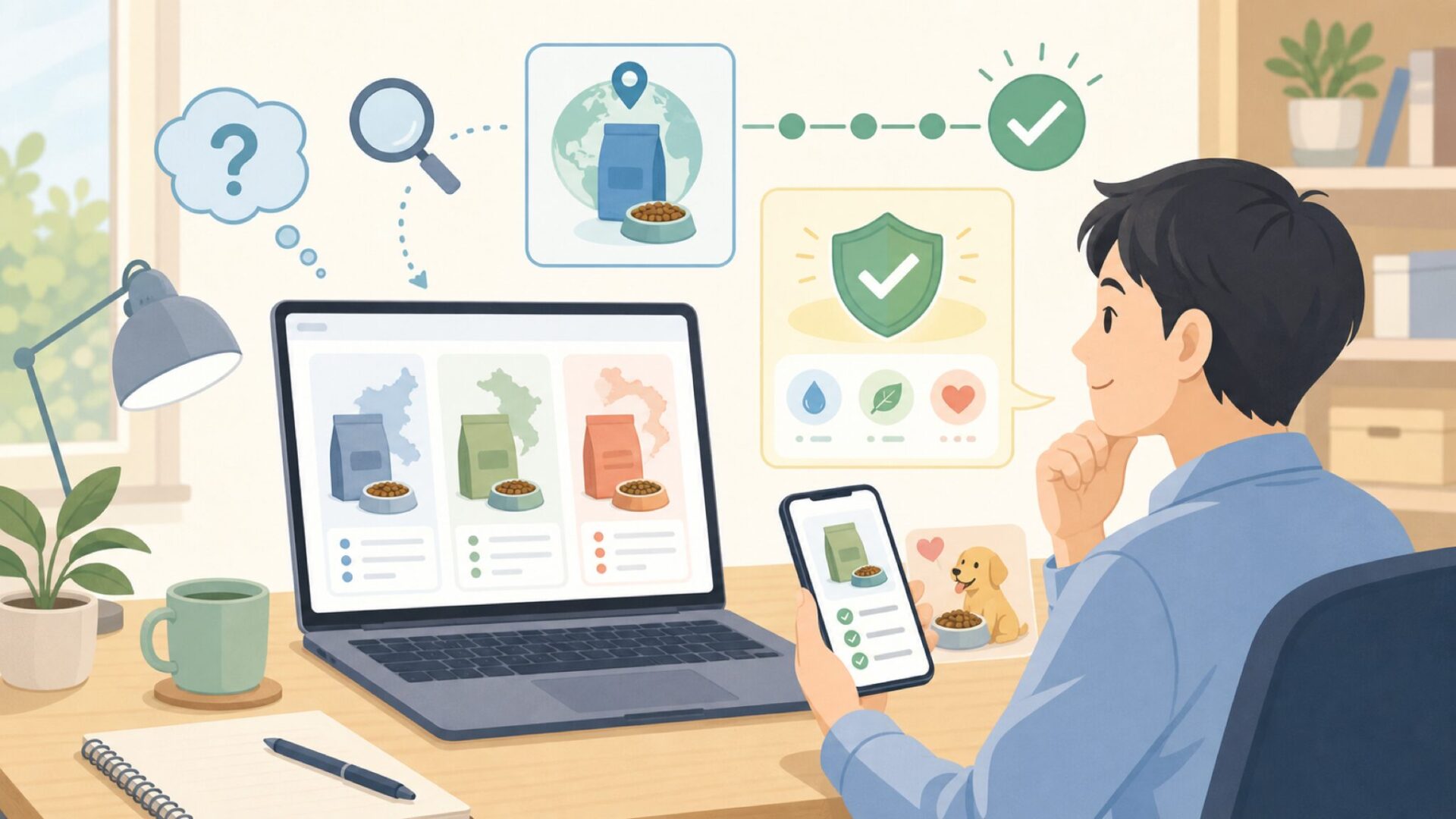 Applawsはどこの国で生まれたブランドなのかを表すイラスト