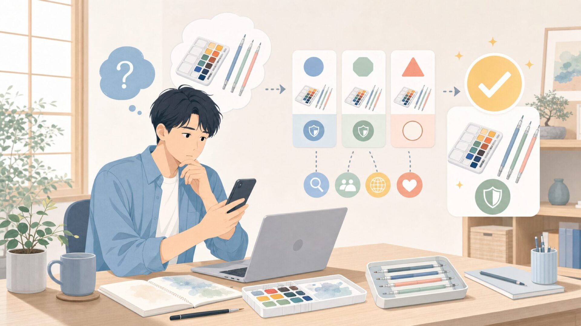 MozArt Suppliesはどこの国のブランドなのかを表すイラスト