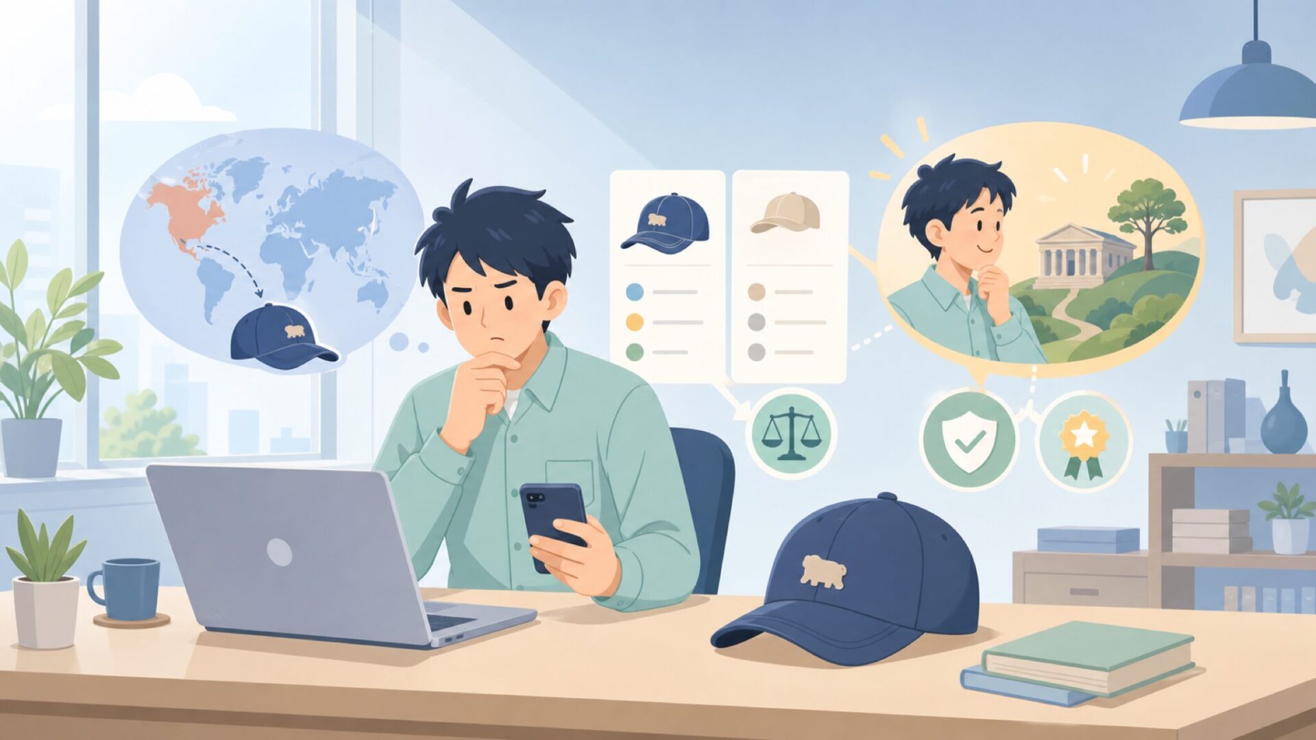 Goorin Bros.はどこの国のブランド？知っておきたい基本情報を表すイラスト