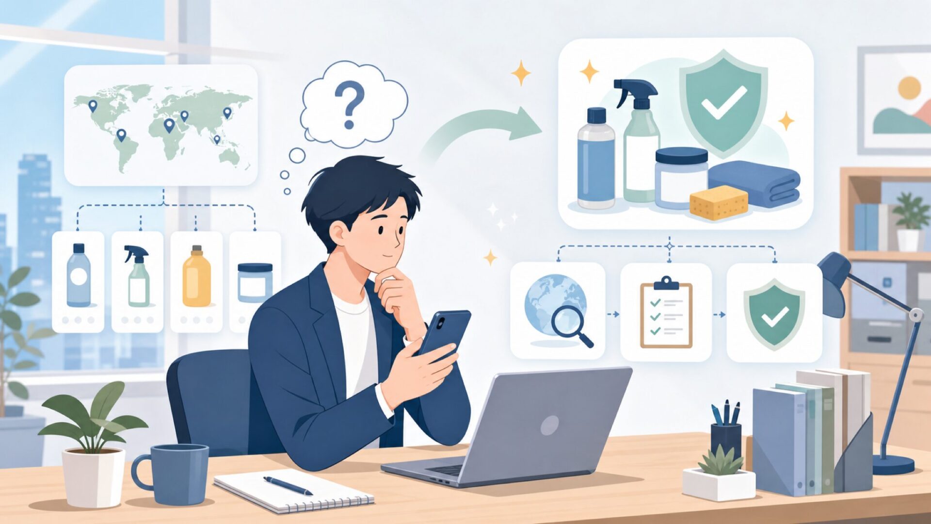 Chemical Guysはどこの国のブランド?誕生の背景といまを表すイラスト