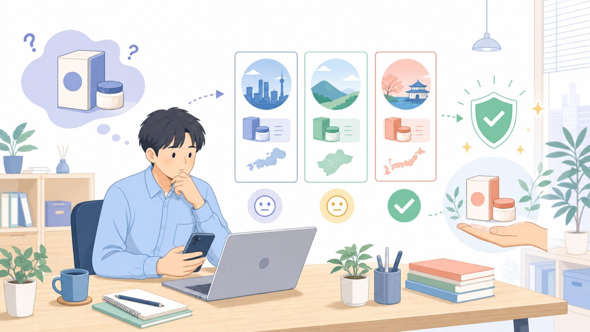 Lusso Gearはどこの国のブランドかを表すイラスト