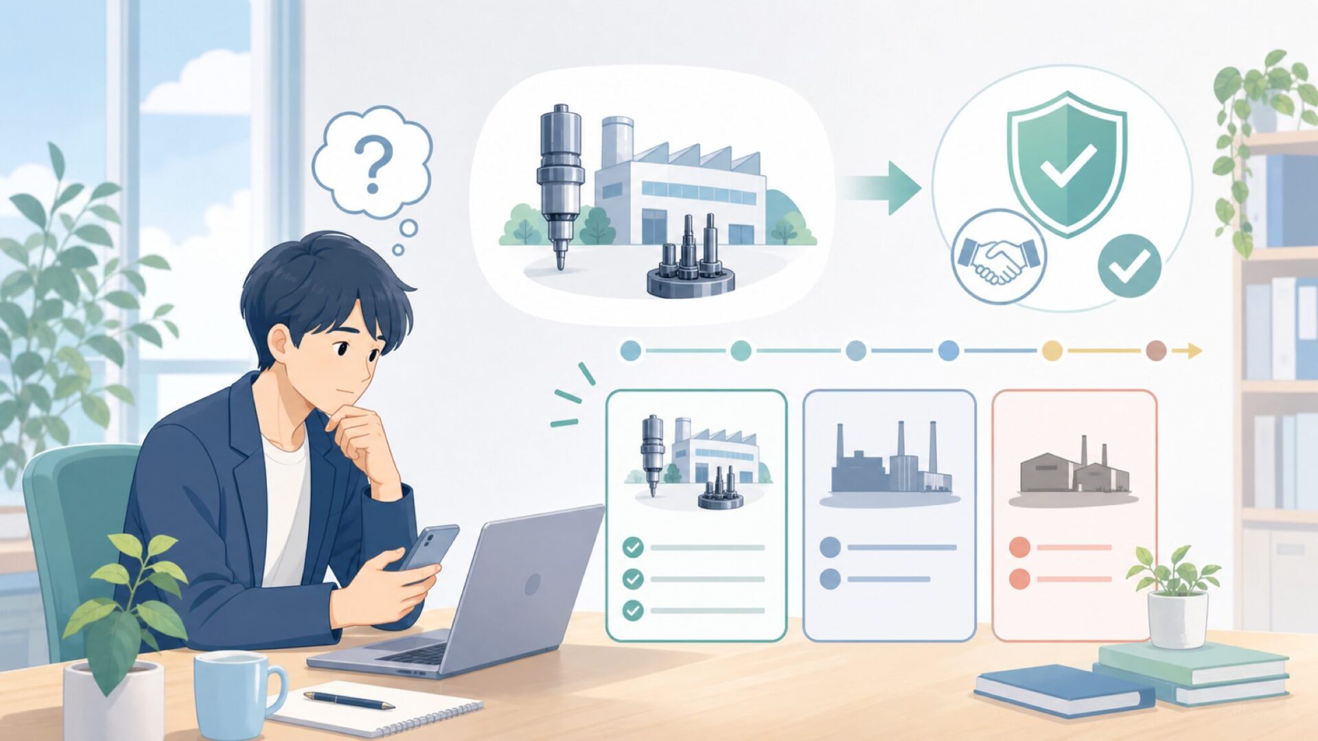 Haimerはどこの国の会社?企業概要と歴史を表すイラスト