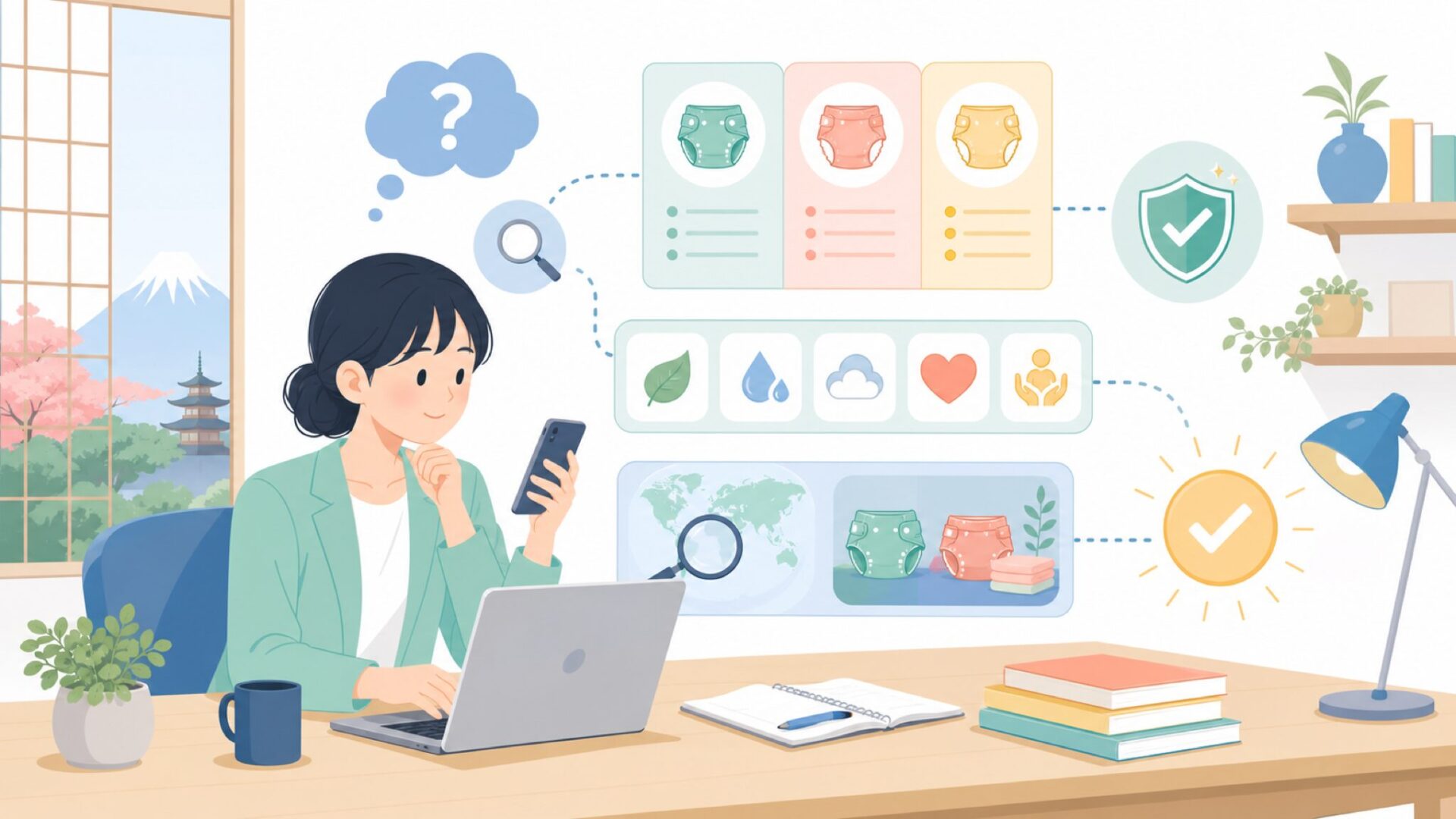 TotsBotsはどこの国のブランド?誕生の背景と特徴を表すイラスト