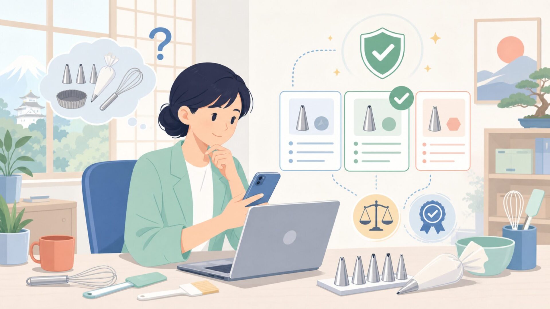 Atecoの製菓用品はどこの国？基本情報と信頼性を表すイラスト