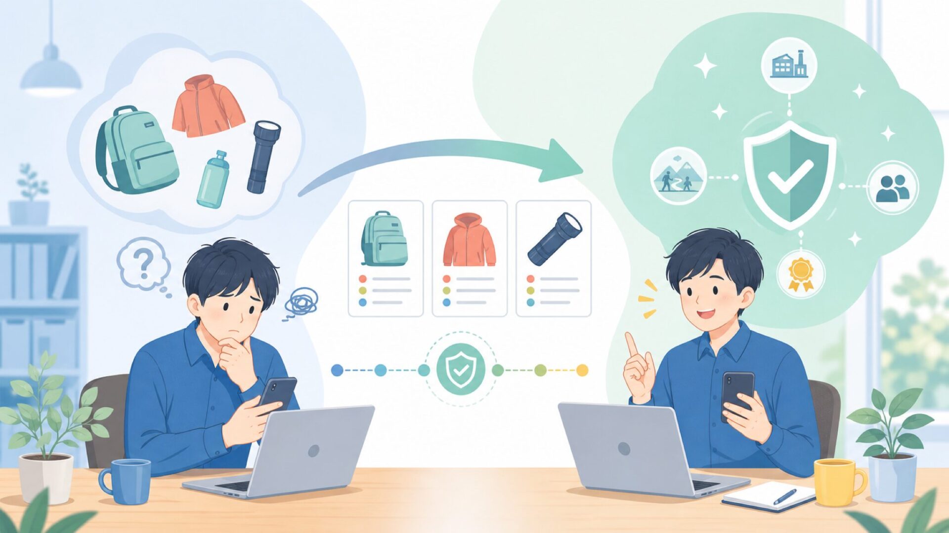 Gear Aidはどこの国のブランド?成り立ちから見る信頼性を表すイラスト
