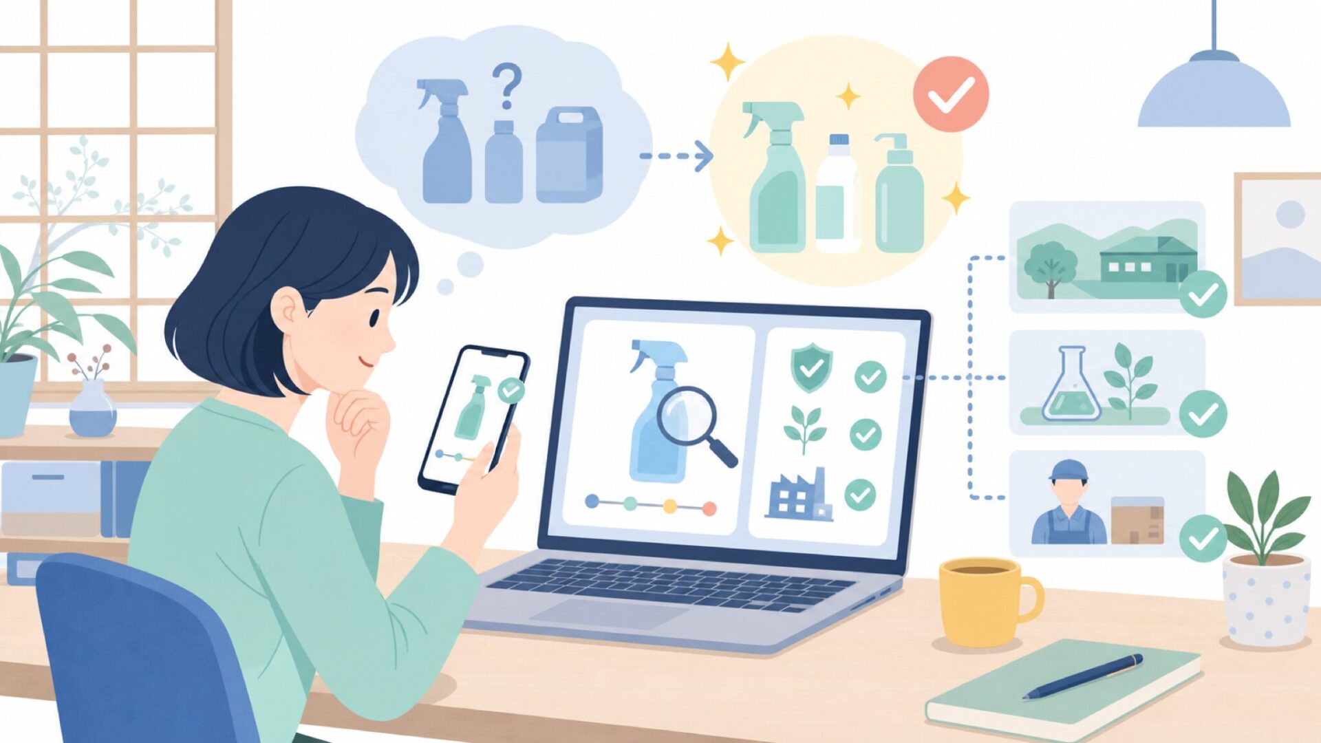 O-Cedarはどこの国のブランド？結論と歴史を表すイラスト