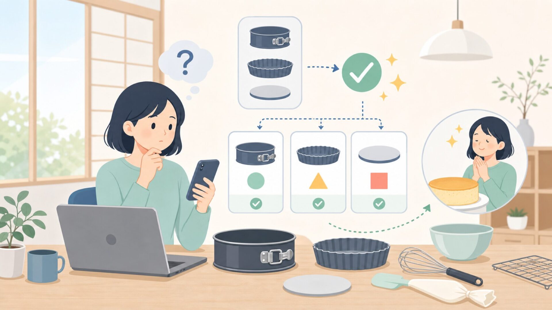 Patisseはどこの国のブランド?はじまりと特徴を表すイラスト