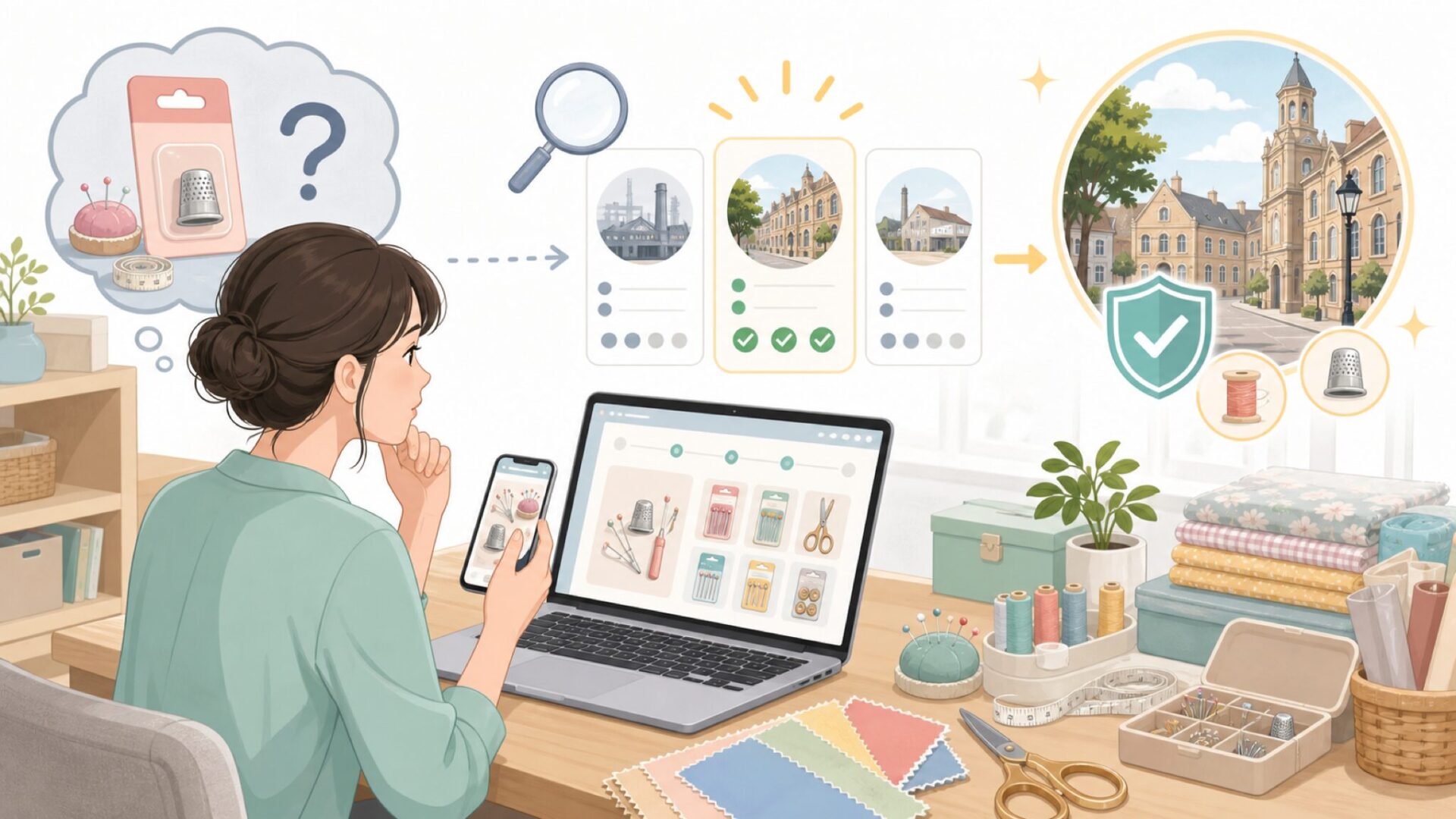 Hemlineはどこの国のブランド?基本情報と背景を表すイラスト
