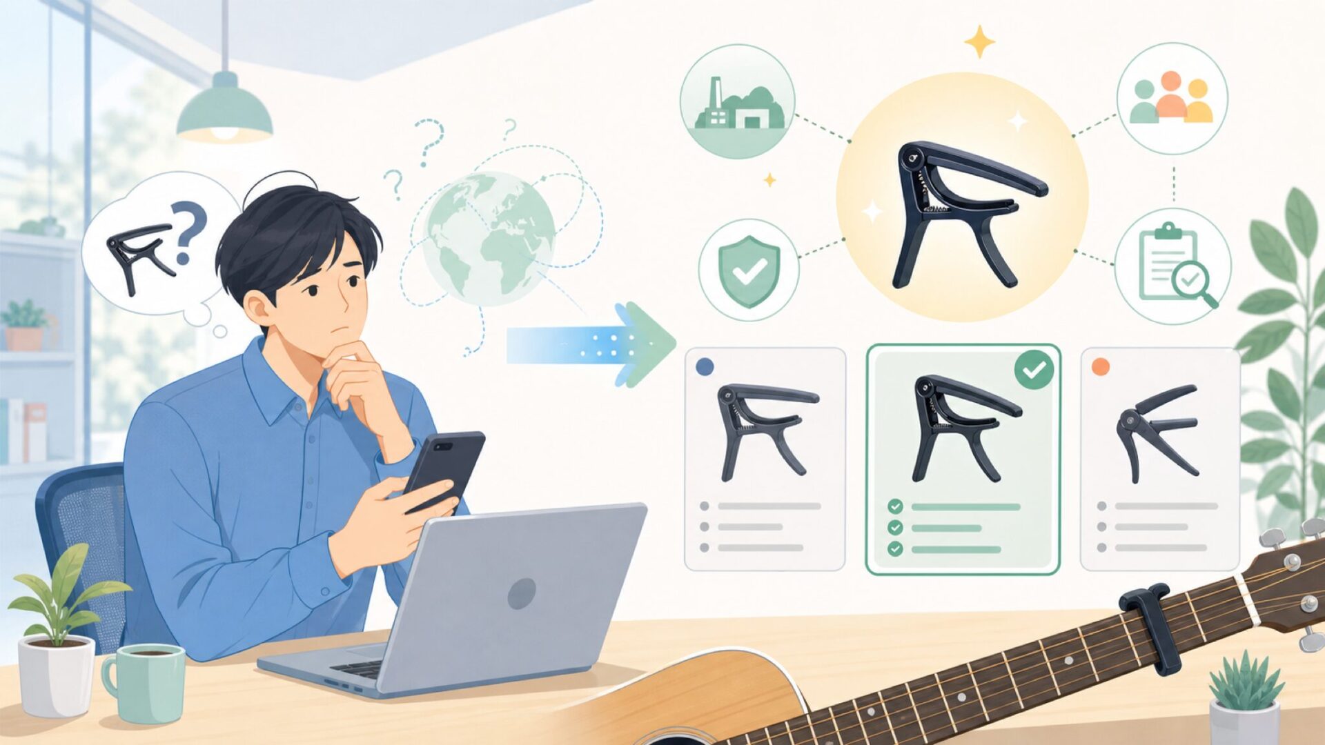 Shubbカポはどこの国のブランド?生まれた背景と信頼の理由を表すイラスト