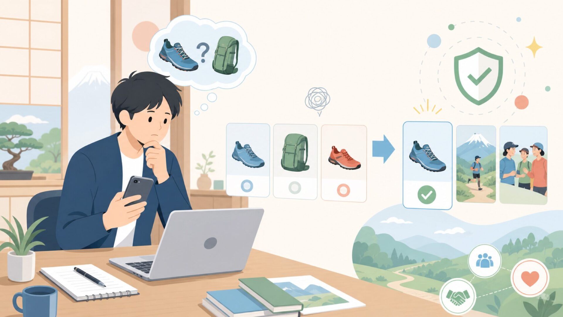 Ultimate Directionはどこの国のブランド？設立の背景を表すイラスト