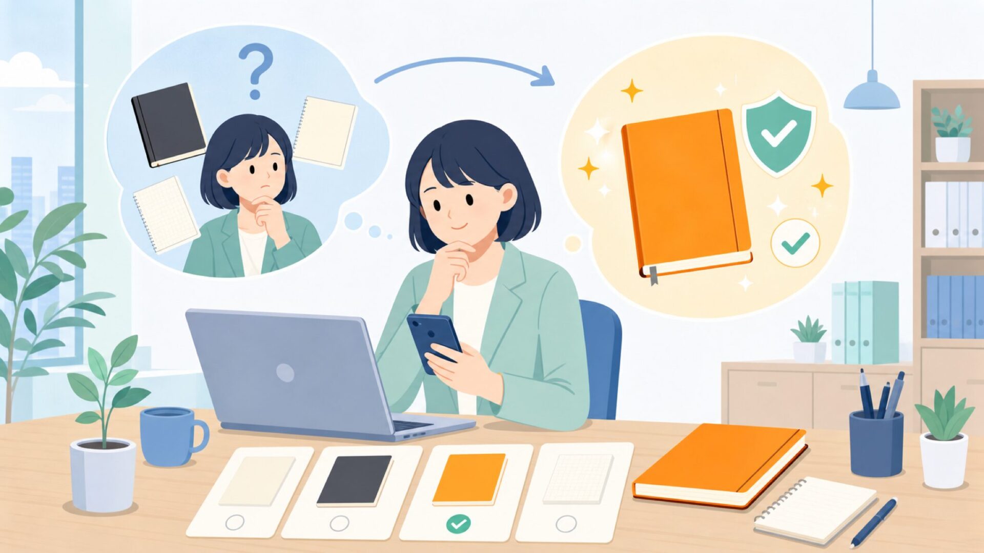 Rhodiaはどこの国のブランド?フランス生まれの老舗の由来を表すイラスト