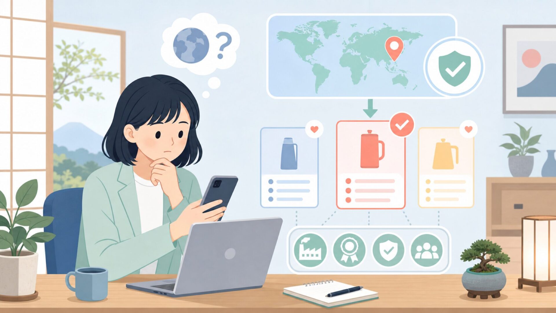 ESPRO(エスプロ)はどこの国のブランド?購入前に知りたい信頼性を表すイラスト