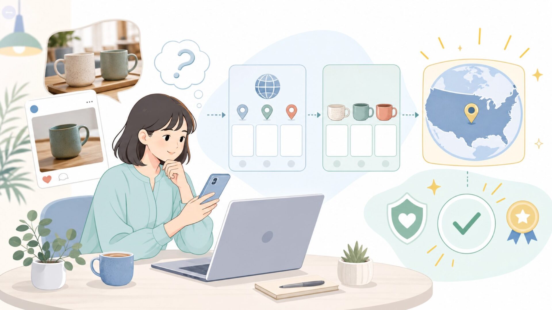notNeutralはどこの国のブランドなのかを表すイラスト