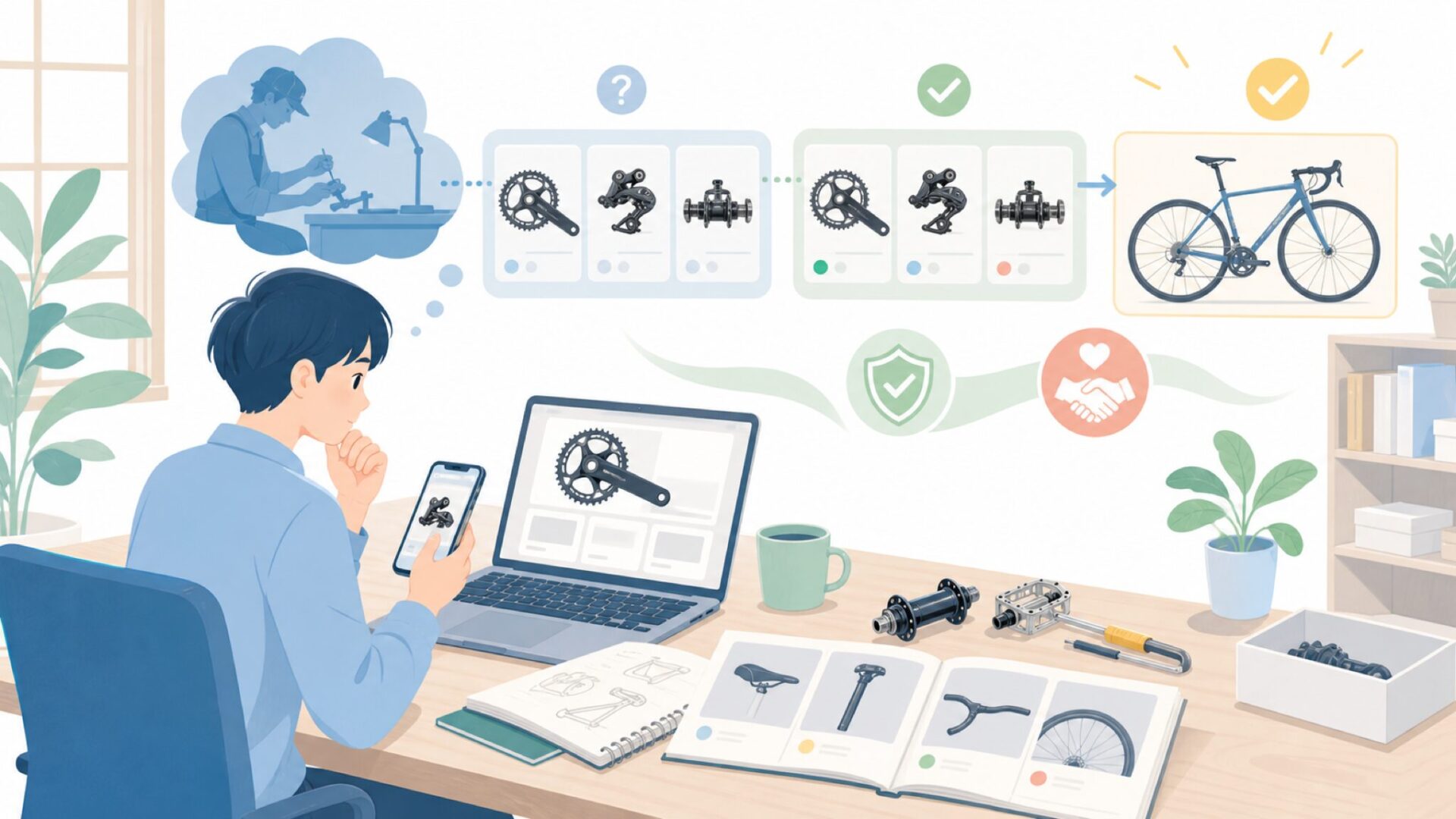 Spurcycleはどこの国のブランド?答えはアメリカ生まれの職人魂を表すイラスト