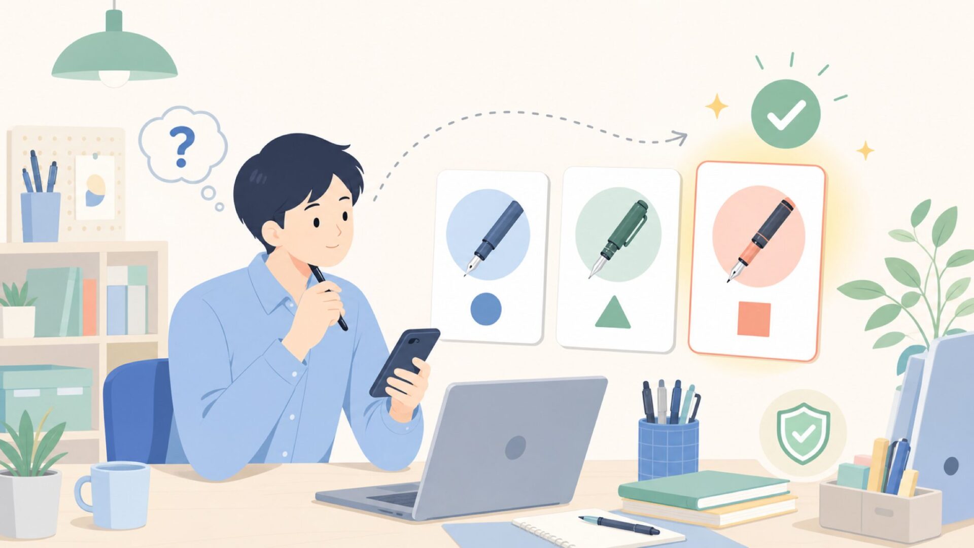 ロットリングはどこの国生まれのブランドなのかを表すイラスト