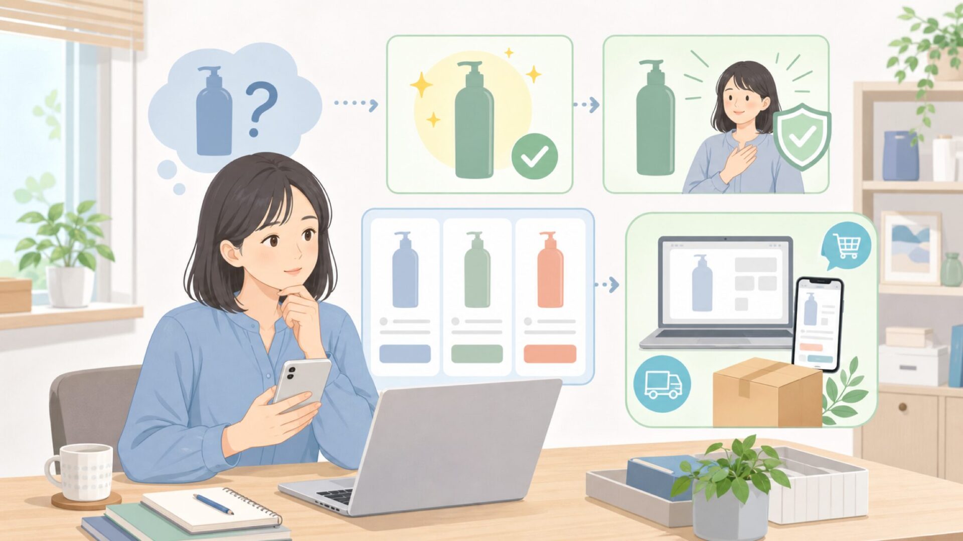 Planturシャンプーはどこの国のブランドなのかを表すイラスト