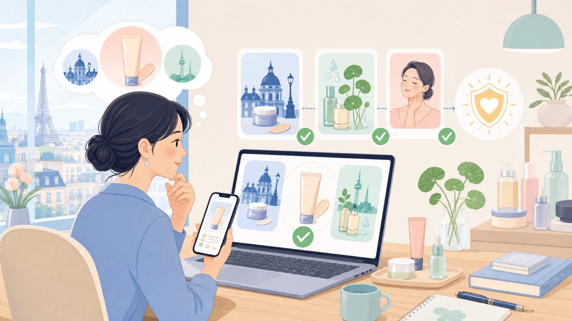 Erborianはどこの国のブランド？知っておきたい背景を表すイラスト