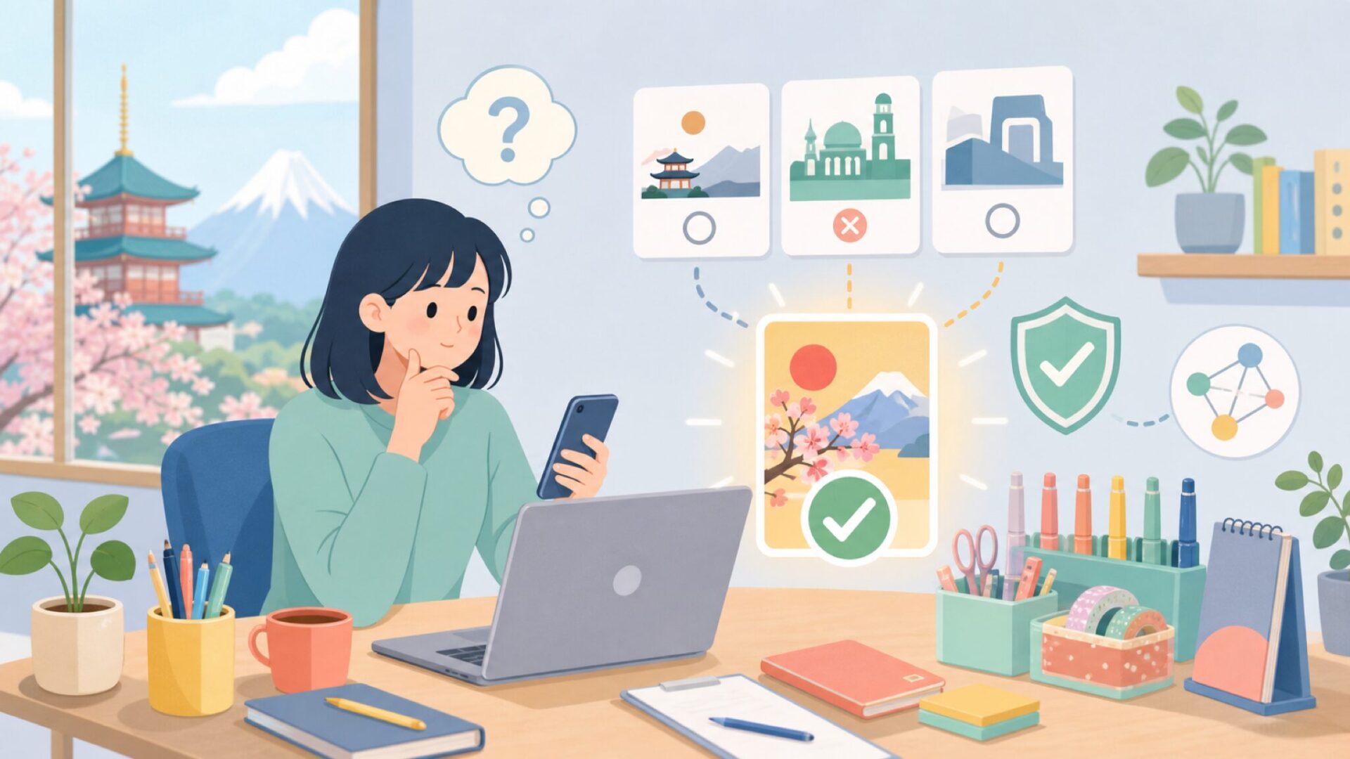 Legami文房具はどこの国?ブランドの素顔を知ろうを表すイラスト