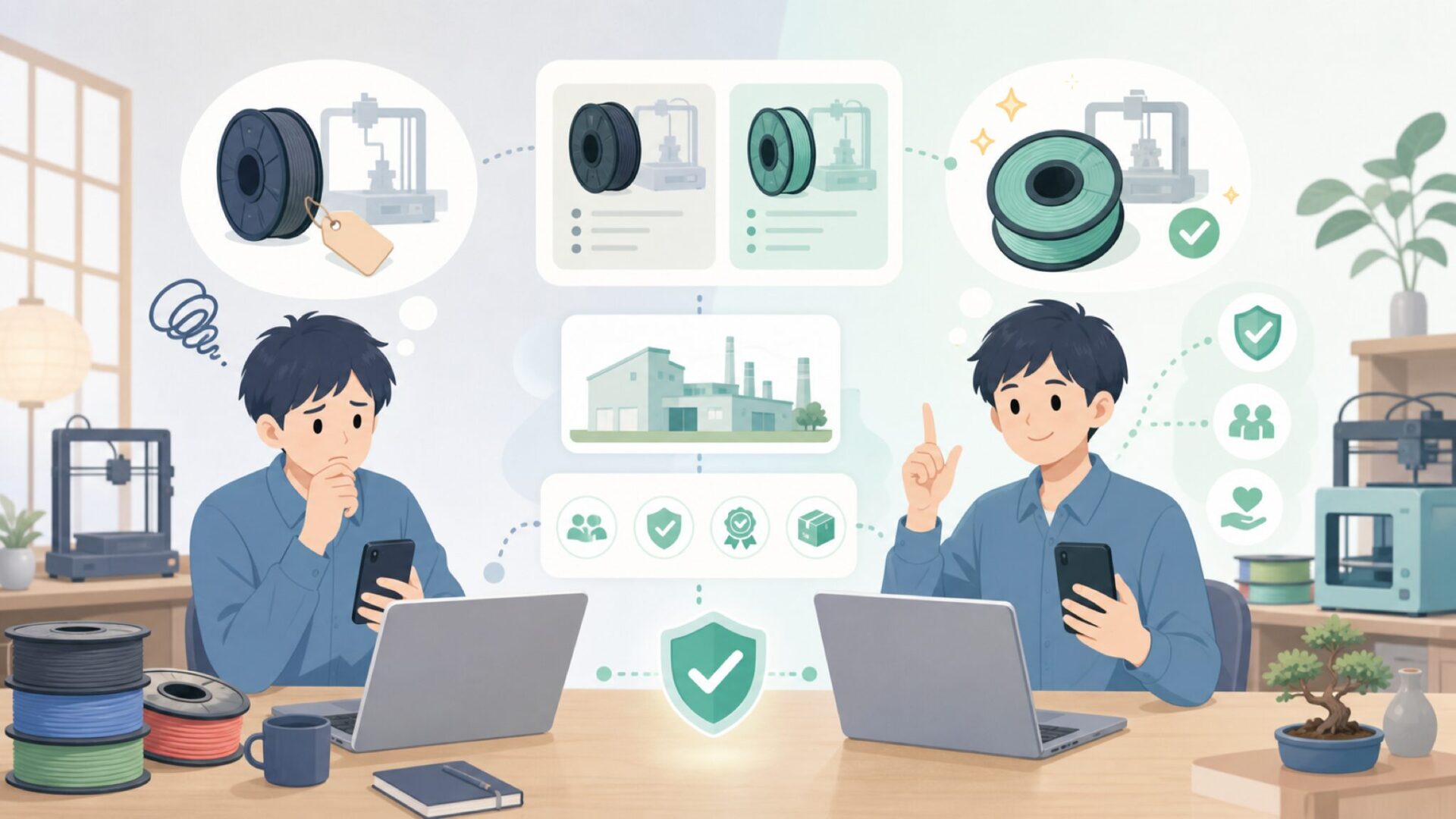 SUNLUはどこの国のメーカー?会社概要と信頼性を表すイラスト