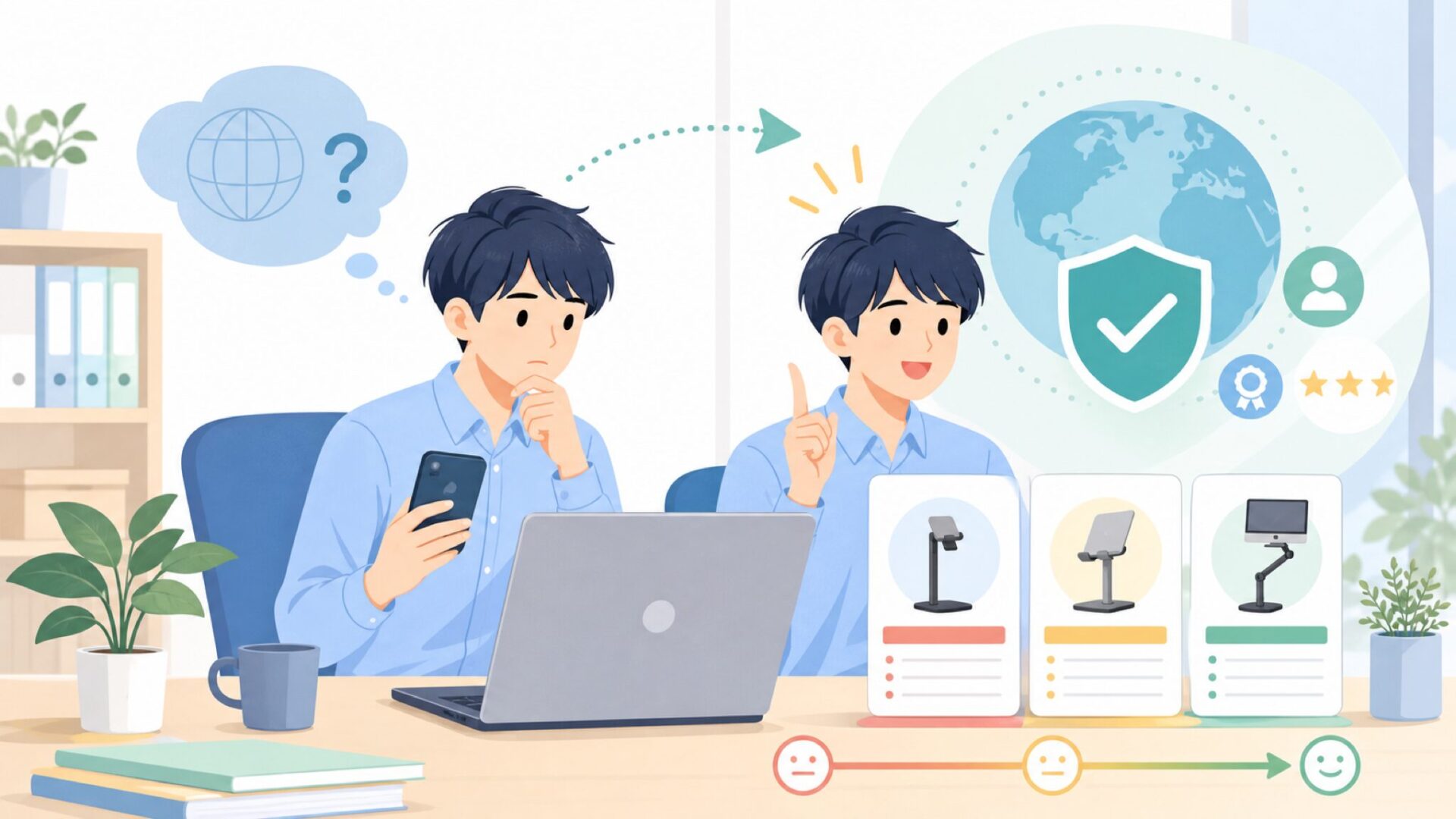 Mount-It!はどこの国のブランドなのかを表すイラスト