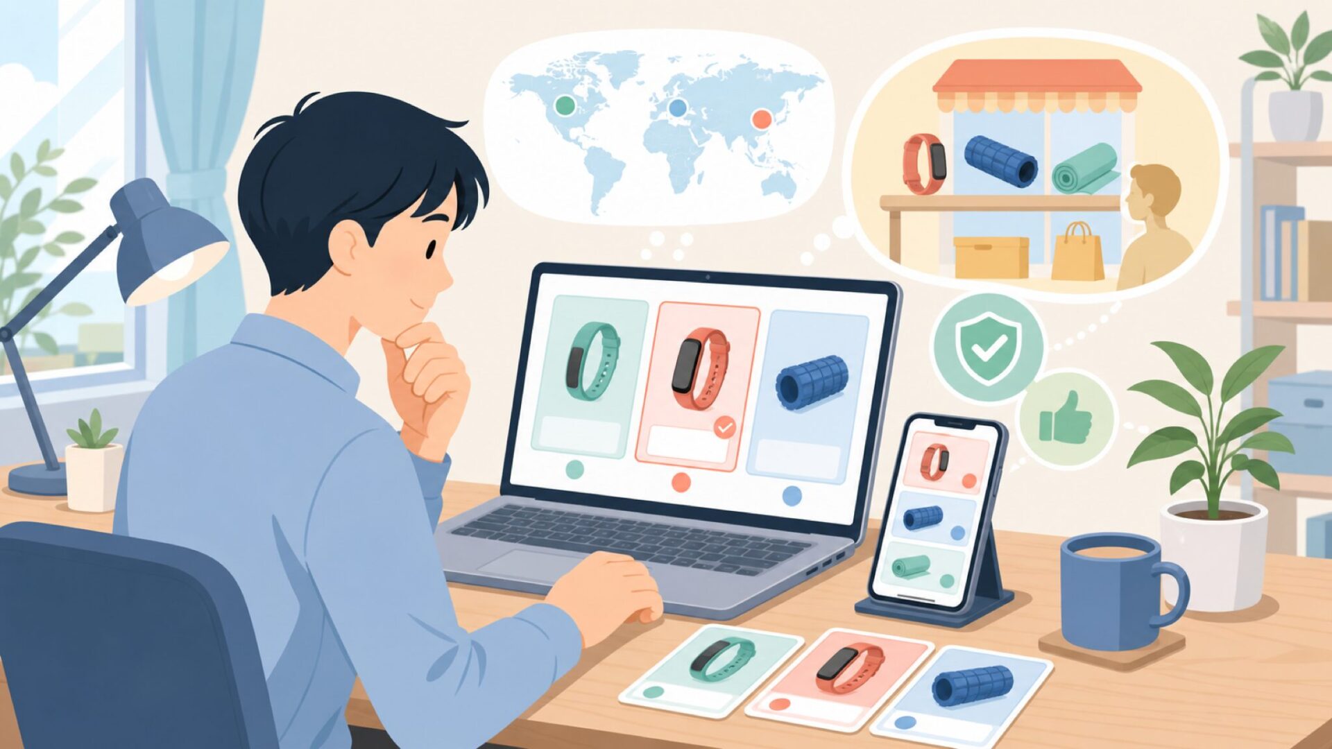 Yes4Allはどこの国のブランド？日本での販売状況を表すイラスト