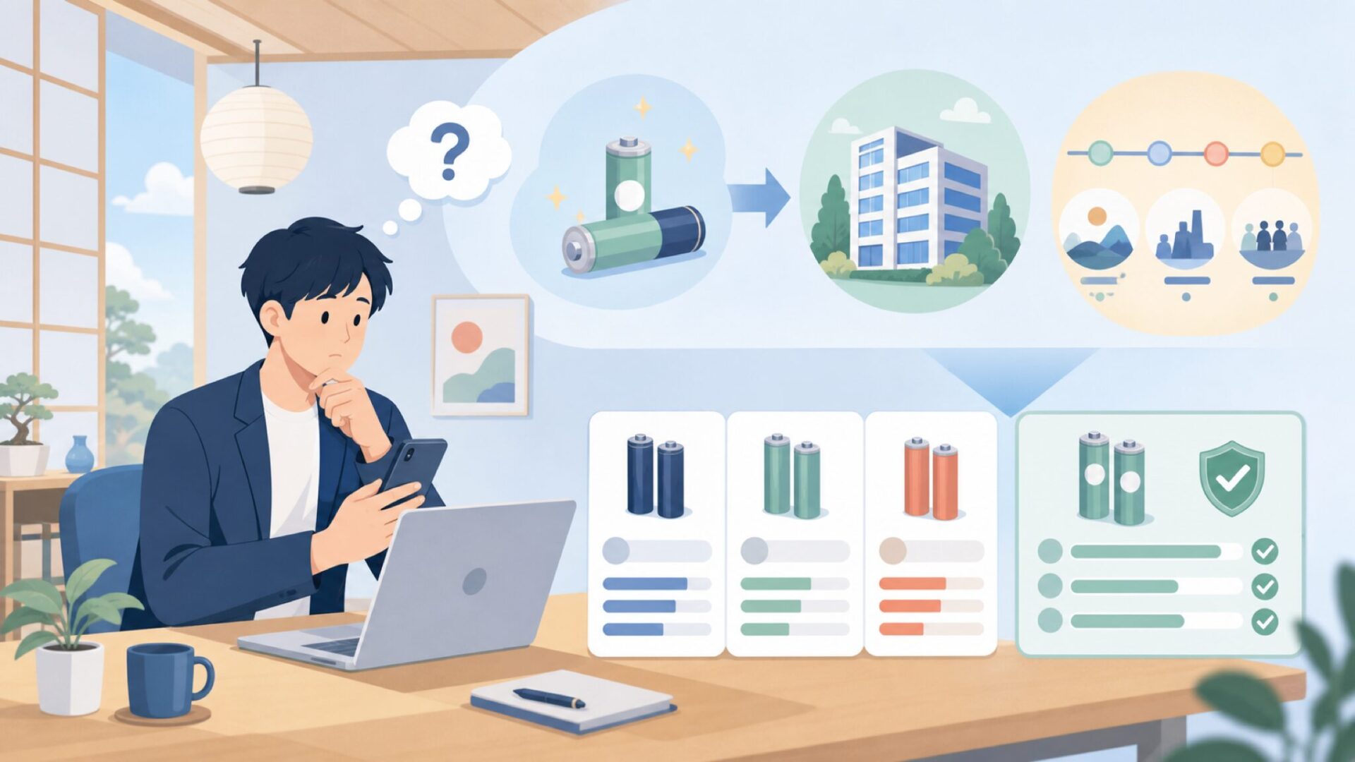 Tenergyはどこの国のブランド？本社と沿革を表すイラスト