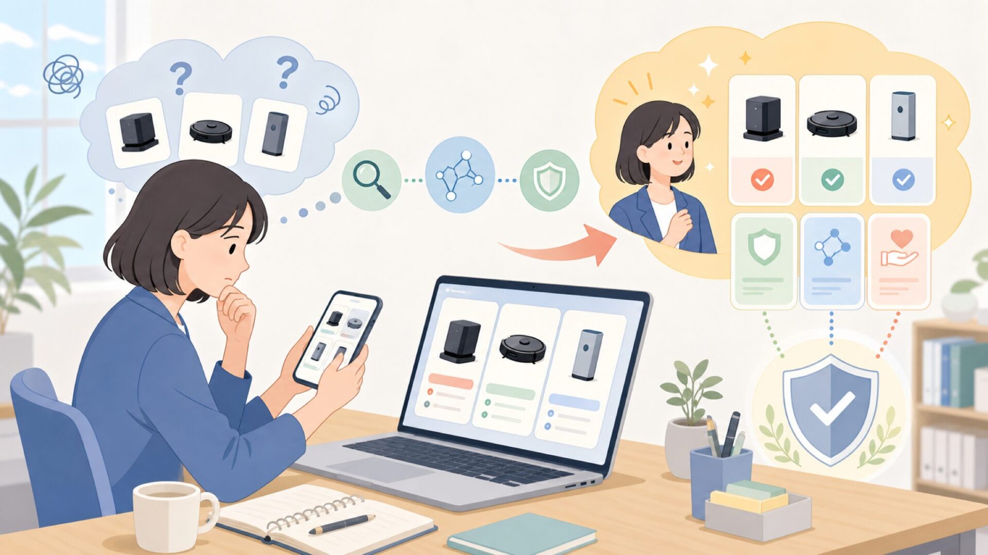 ROVSUNとはどんなブランドなのかを表すイラスト