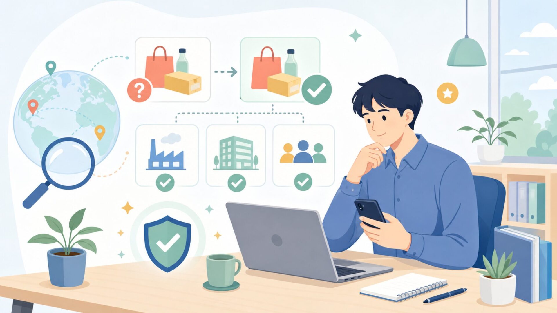 LEPOWERはどこの国のブランド？拠点と販売実態を確認するを表すイラスト