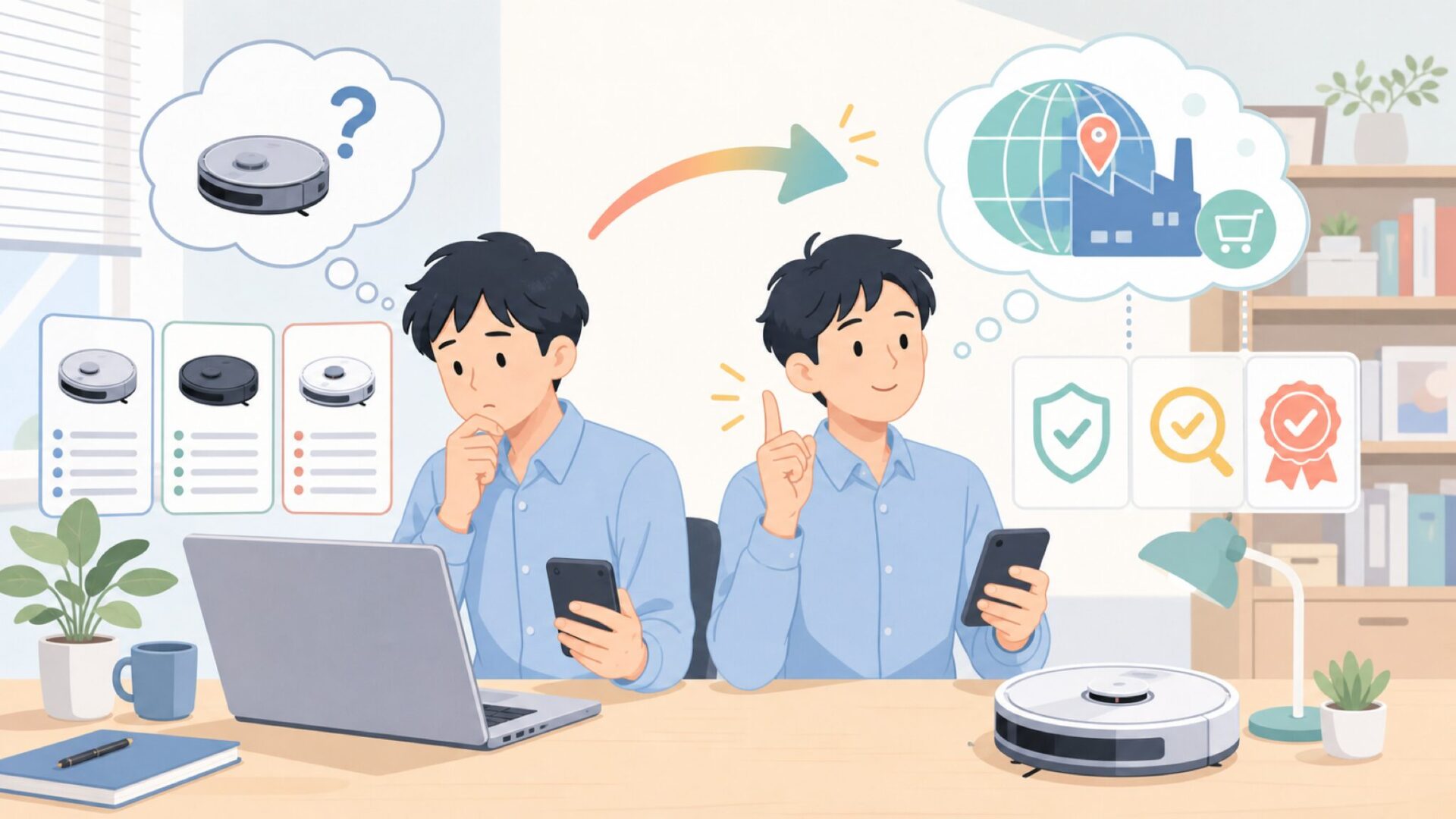 Tikomはどこの国のメーカー？購入前に知っておきたい結論を表すイラスト