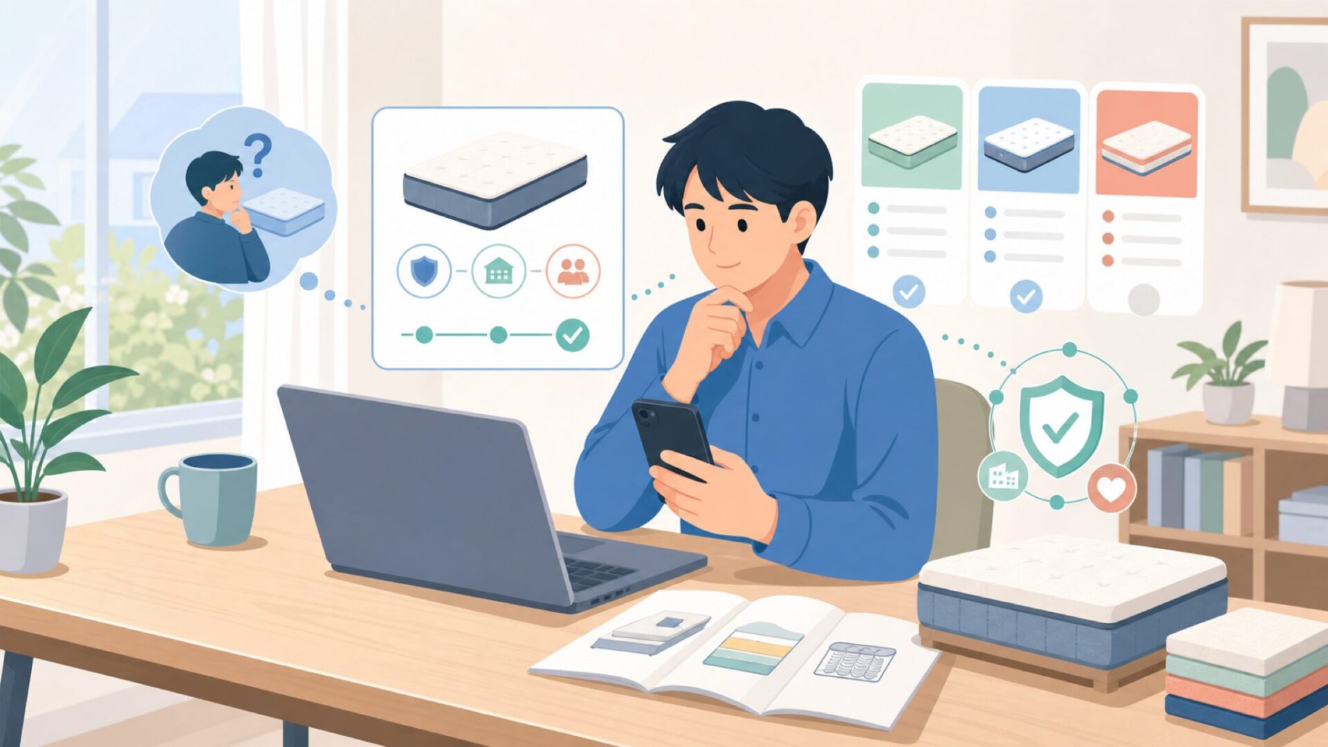 Olee Sleepマットレスはどこの国の製品なのかを表すイラスト