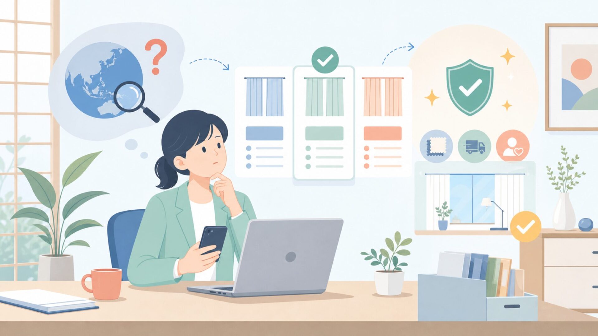 Deconovo(デコノボ)はどこの国の会社?ブランドの基礎知識を表すイラスト