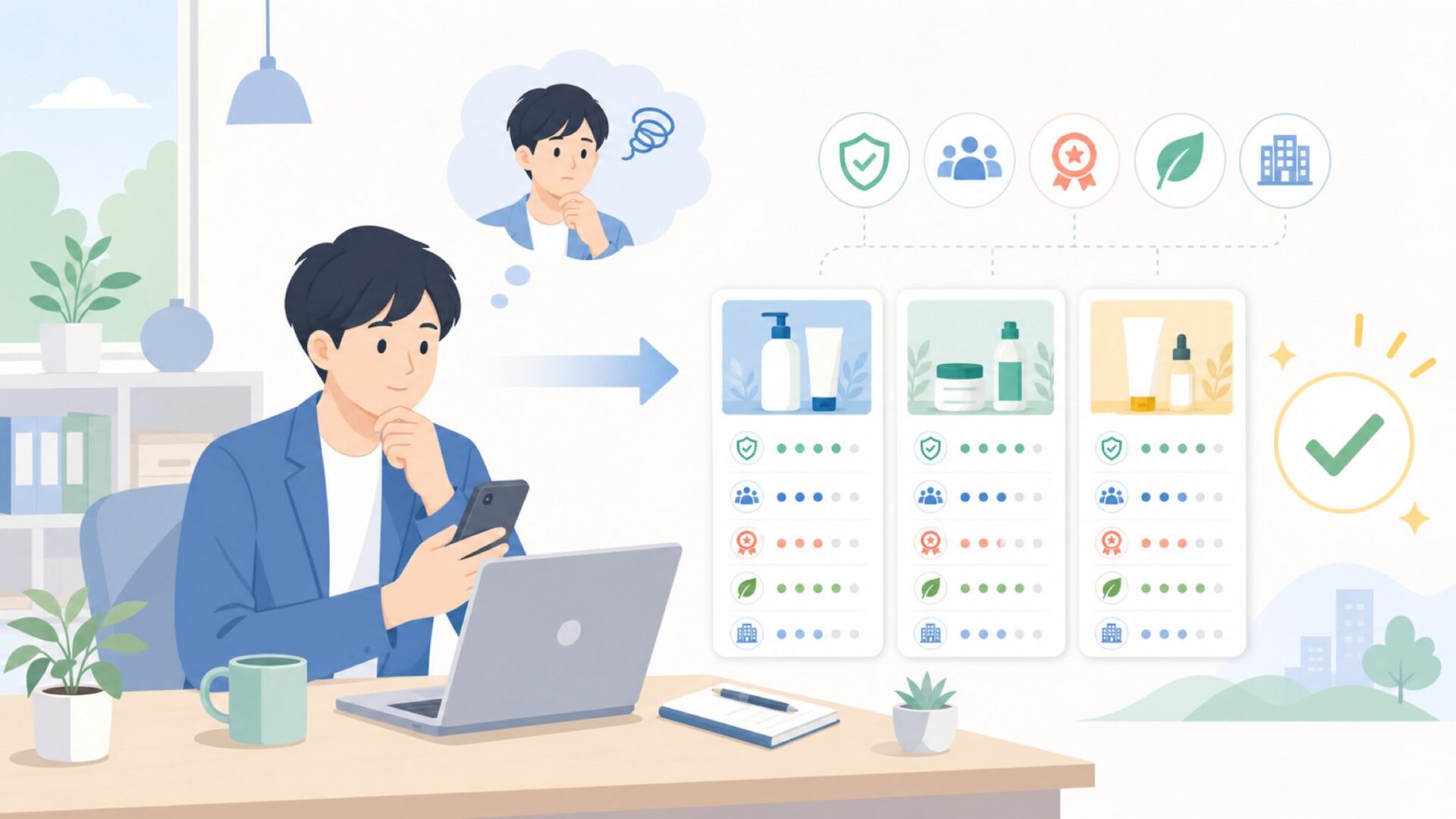 Life on Productsはどこの国のブランド？会社の実態を確認を表すイラスト