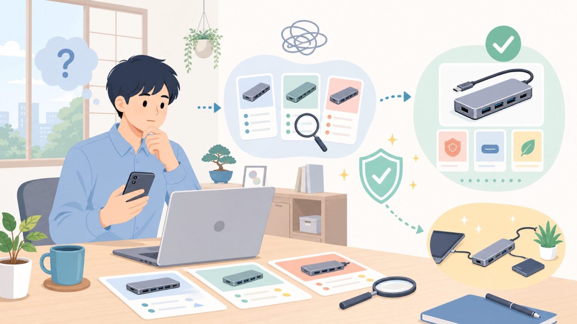 RSHTECHはどこの国のブランド？運営実態を確認を表すイラスト