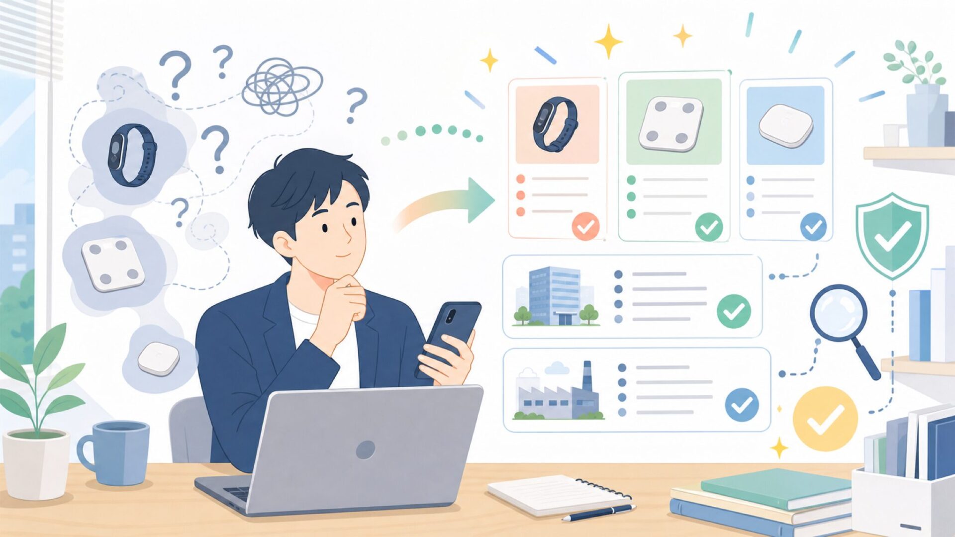MoreProはどこの国のブランド?販売元からわかることを表すイラスト