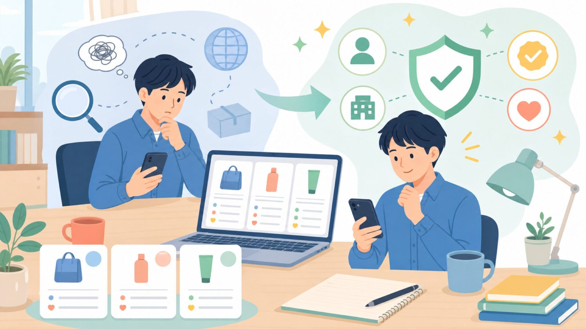 VMANはどこの国のブランド?購入前に知っておきたい基礎情報を表すイラスト