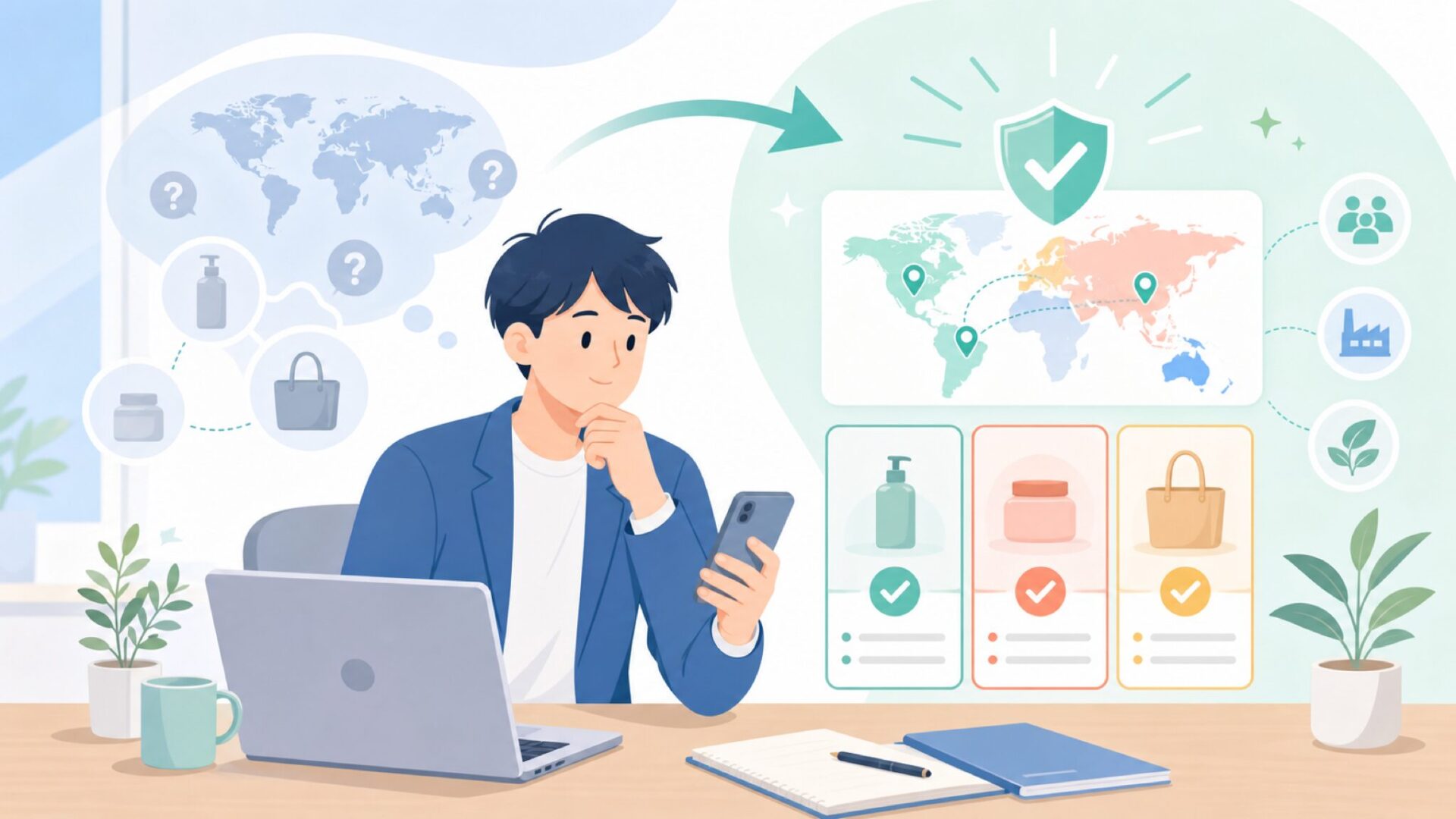 iPowerとはどこの国のブランド?会社概要と展開国をチェックを表すイラスト