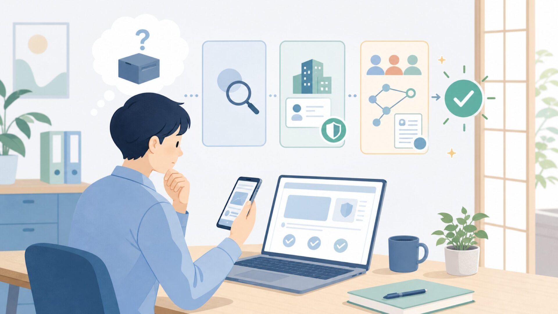 LC-dolidaは一体どこの国のブランドなのか、企業情報から確認するを表すイラスト