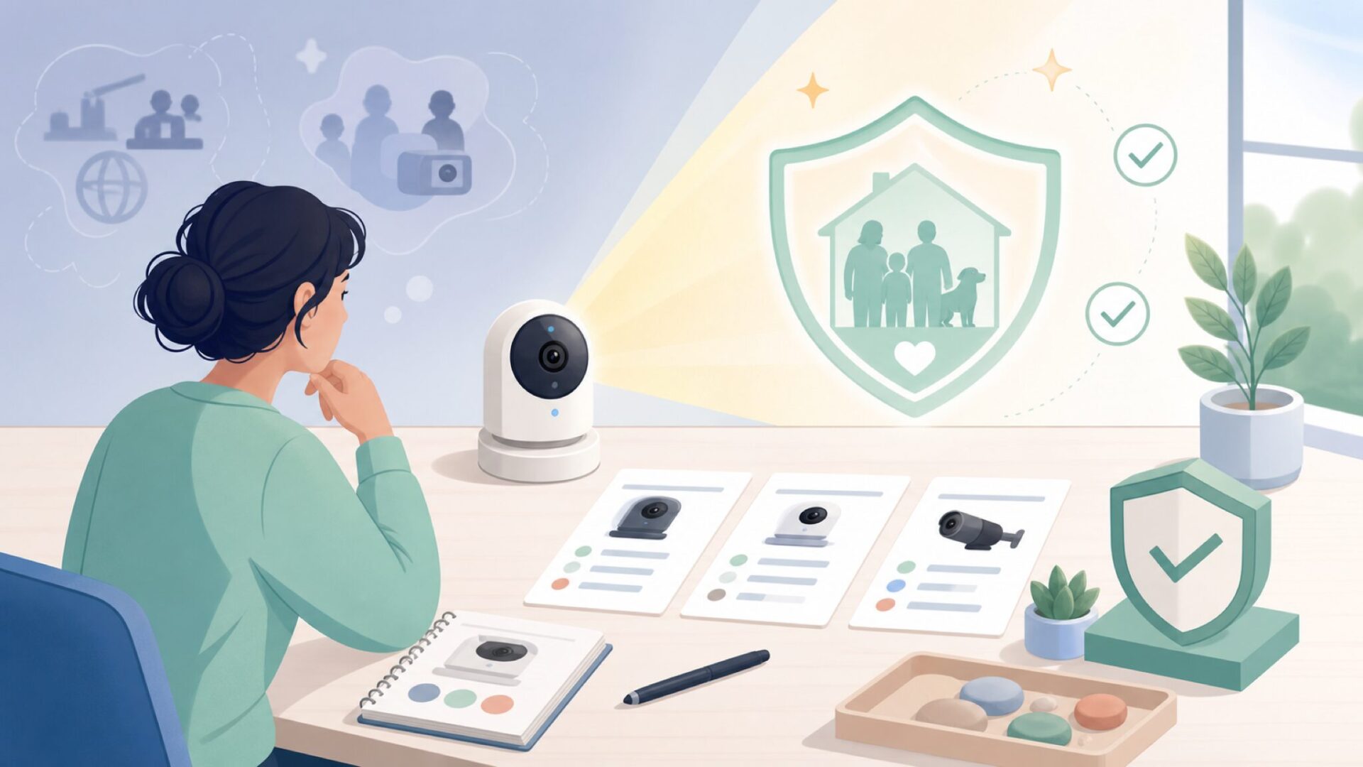 HeimVision(ハイムビジョン)はどこの国の防犯カメラブランド?を表すイラスト