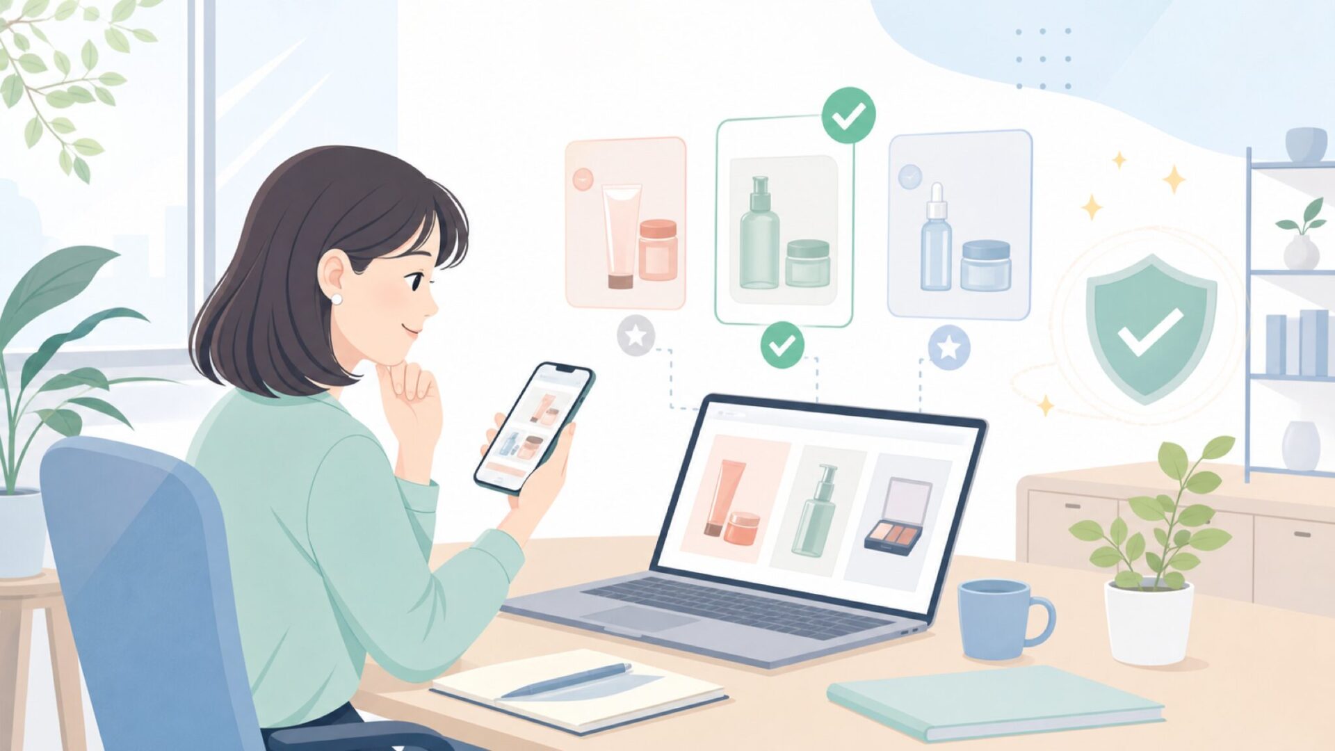 Heimishはどこの国のブランド？韓国コスメである理由を表すイラスト