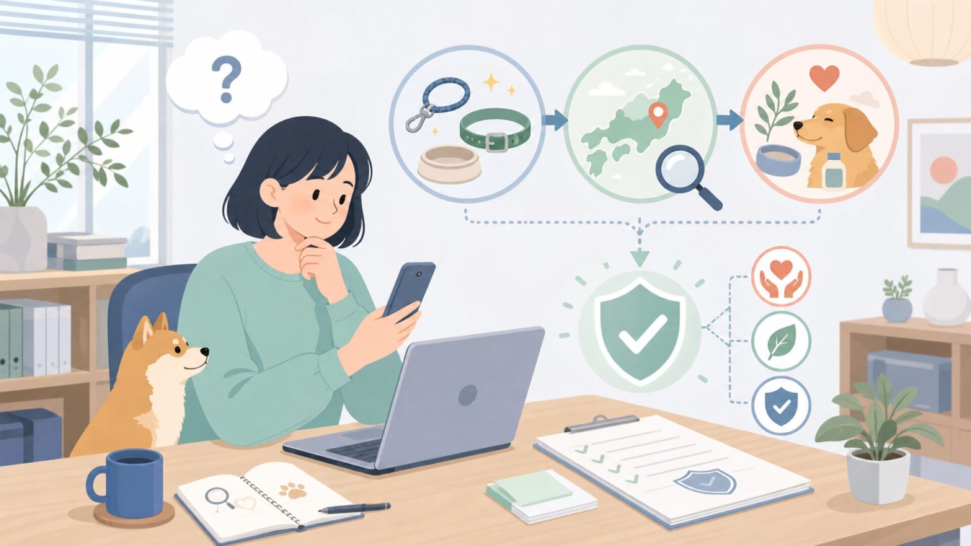 Wild Oneはどこの国のペット用品ブランドなのかを表すイラスト