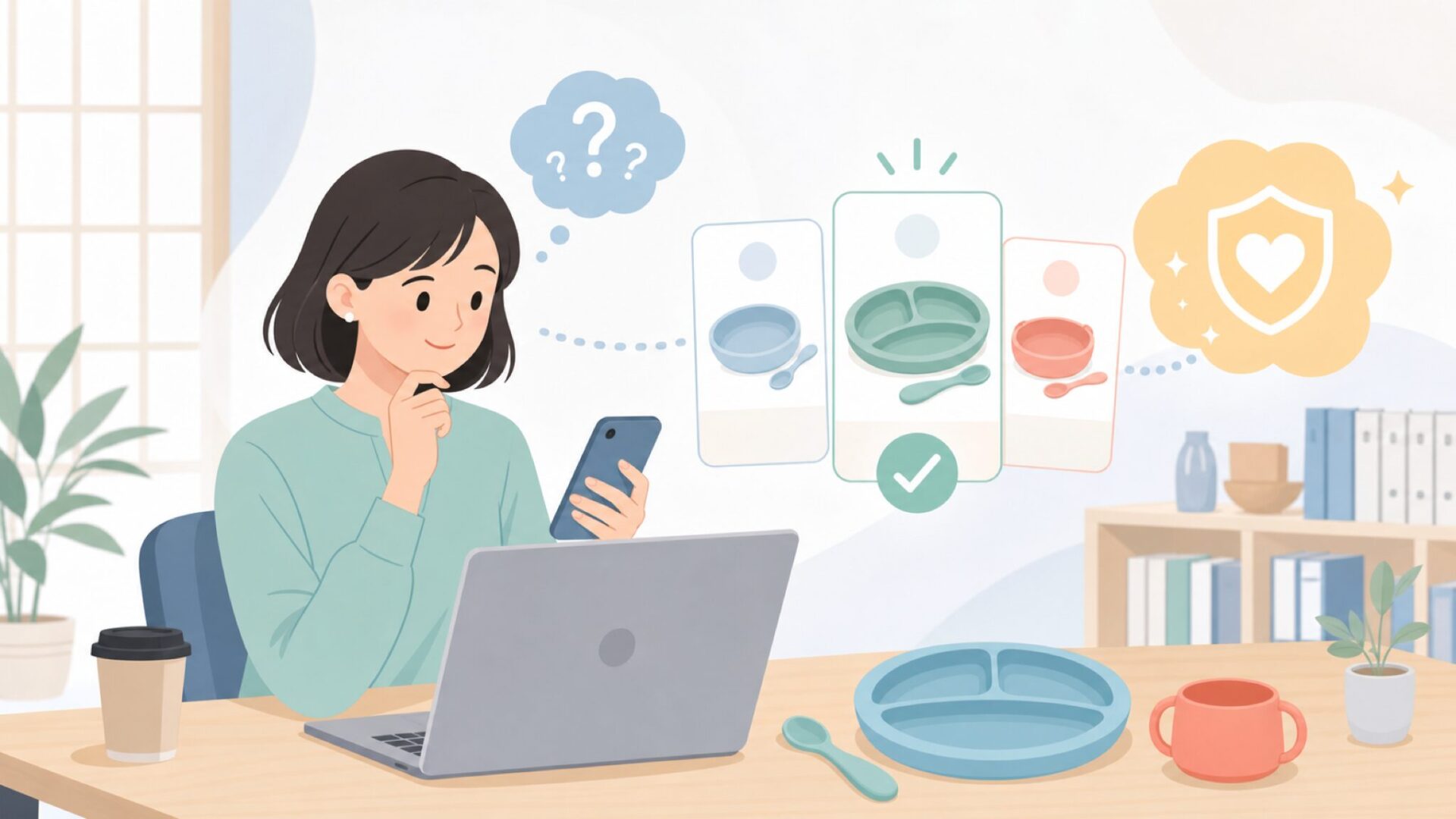 ezpz（イージーピージー）はどこの国のブランド？を表すイラスト