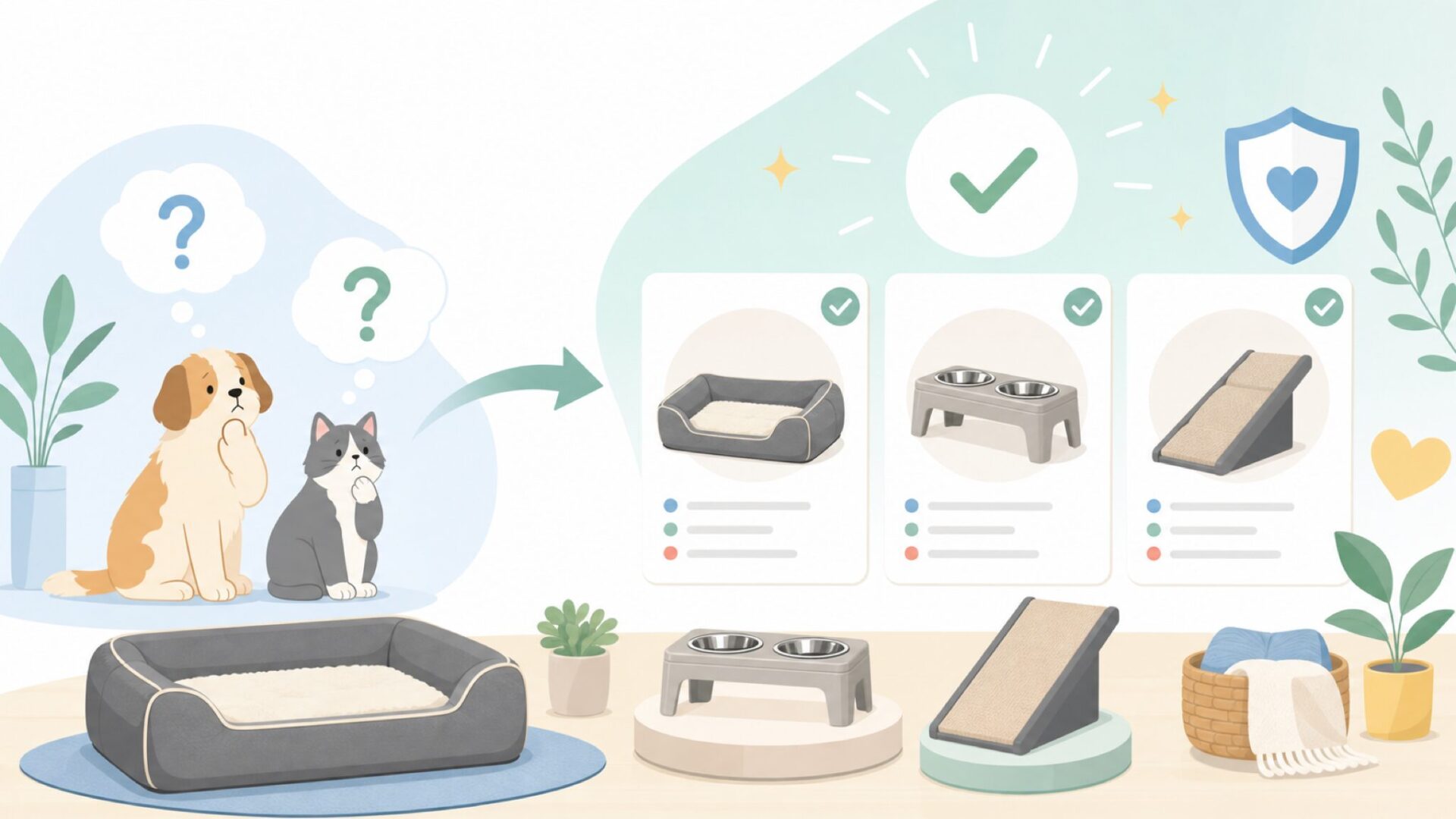 PetFusionの代表商品と人気ラインナップを表すイラスト